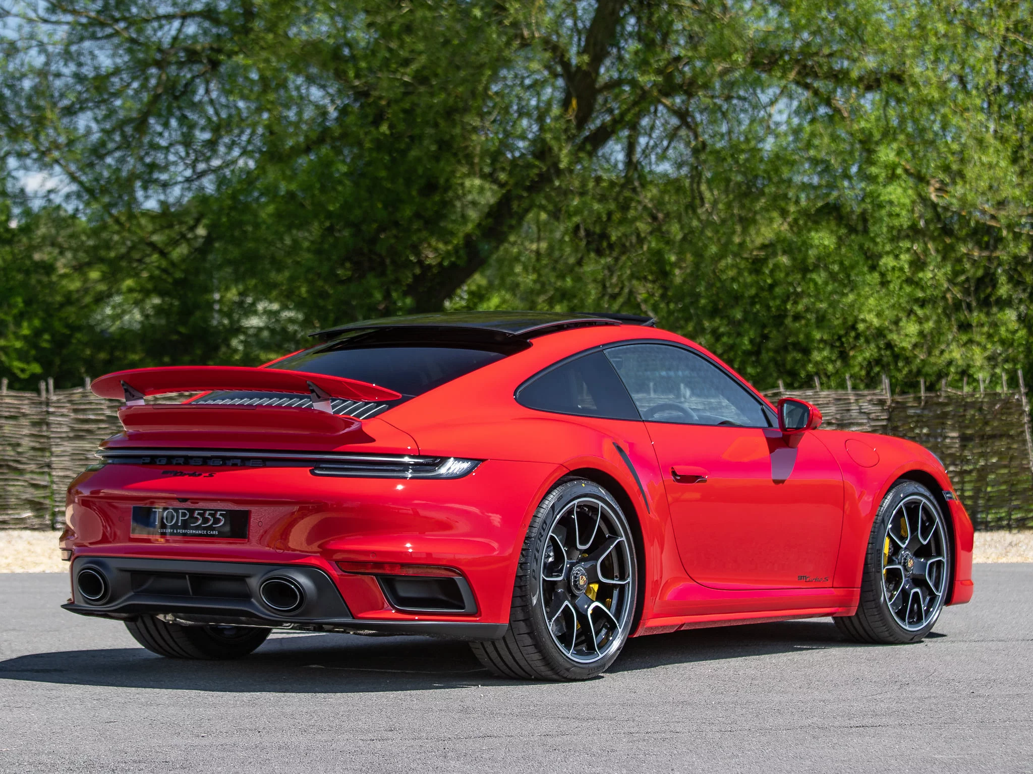 Guards Red Porsche 911 Turbo