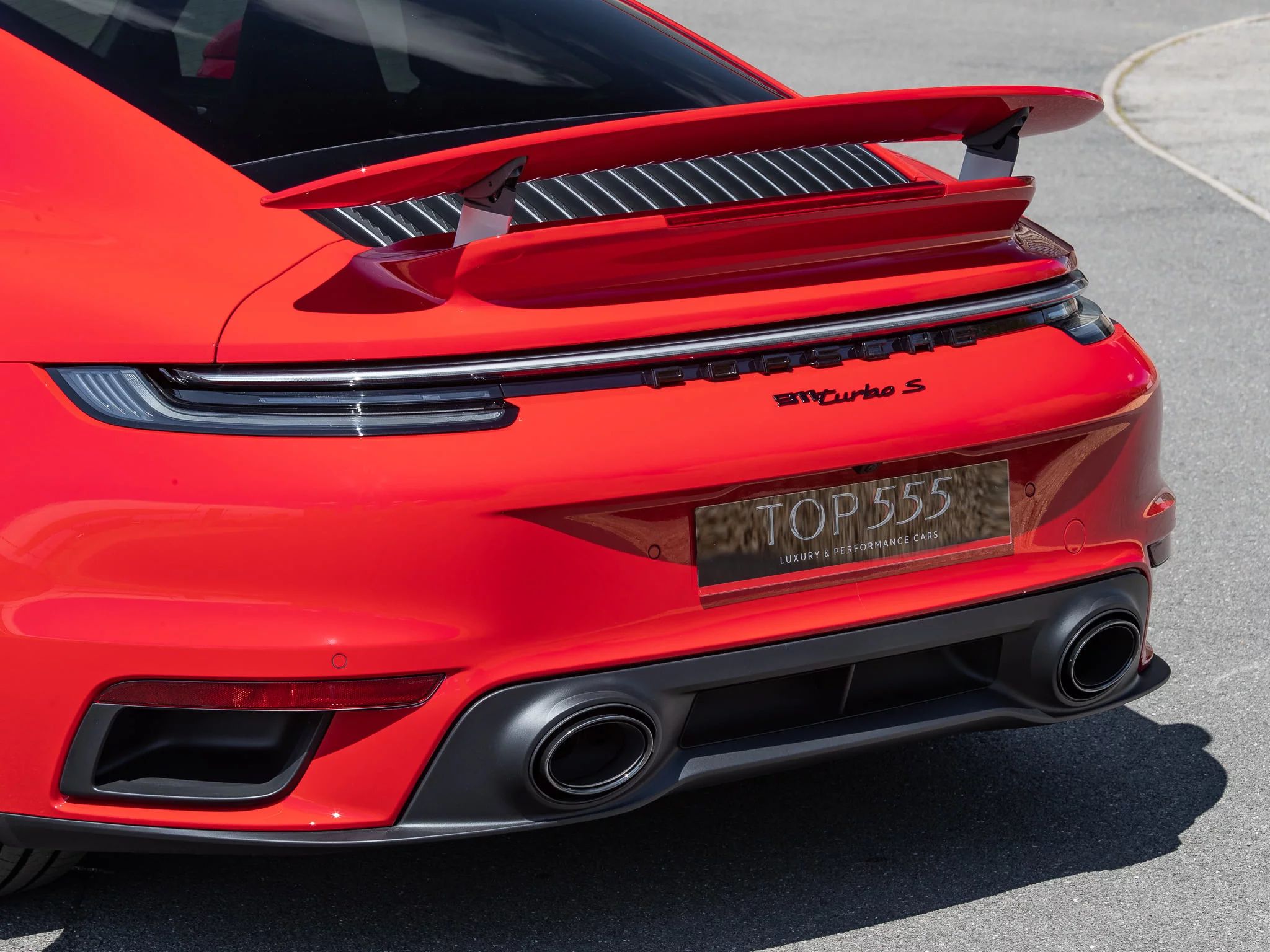 Guards Red Porsche 911 Turbo
