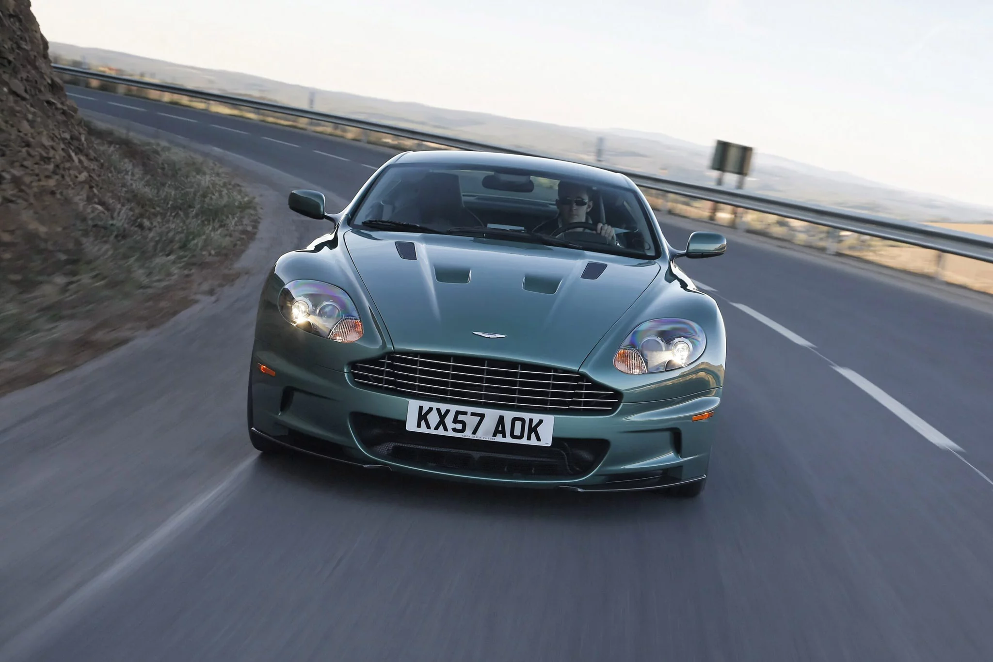 Almond Green Aston Martin DBS