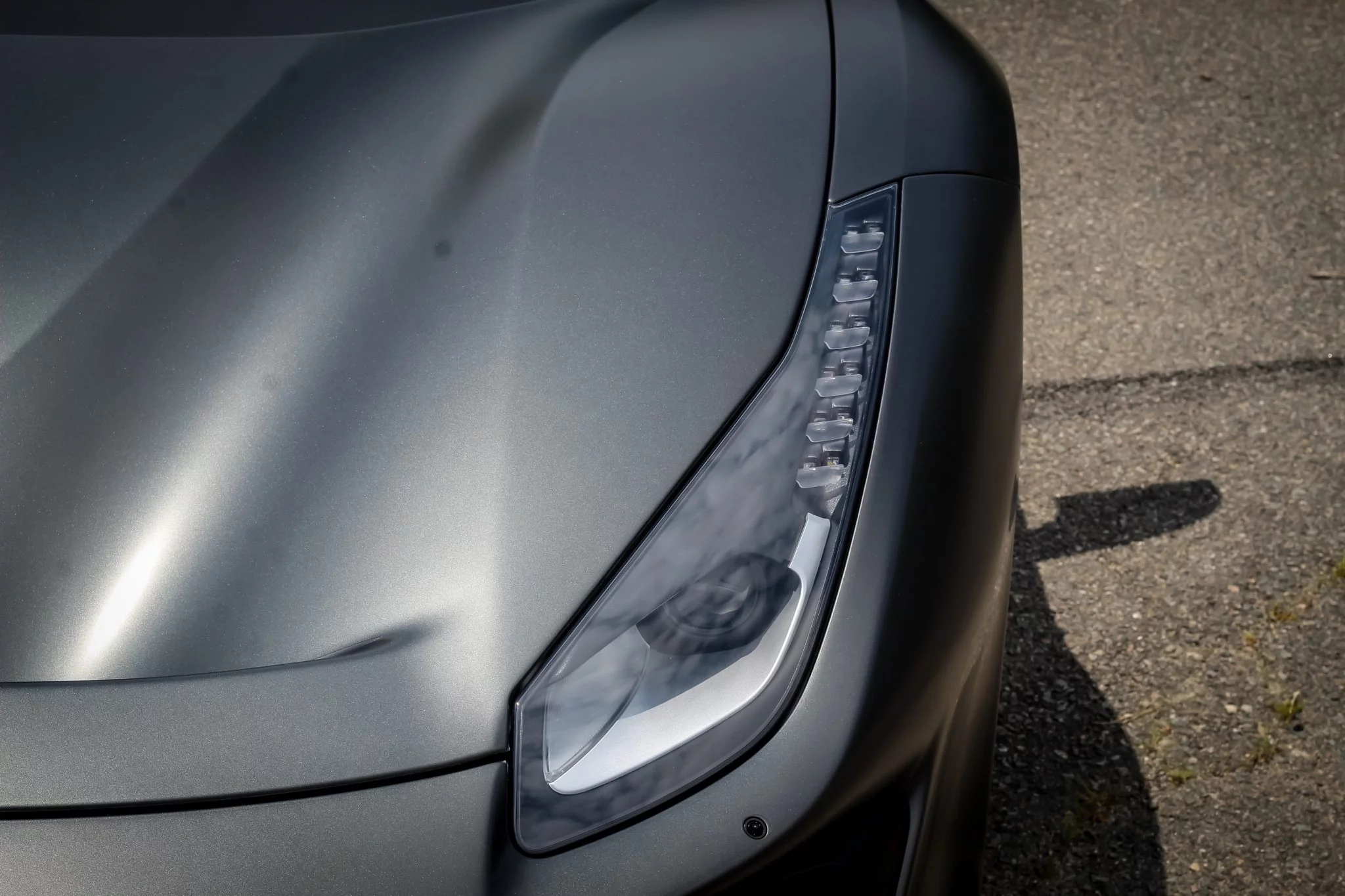 Grigio Silverstone Opaco Ferrari 488