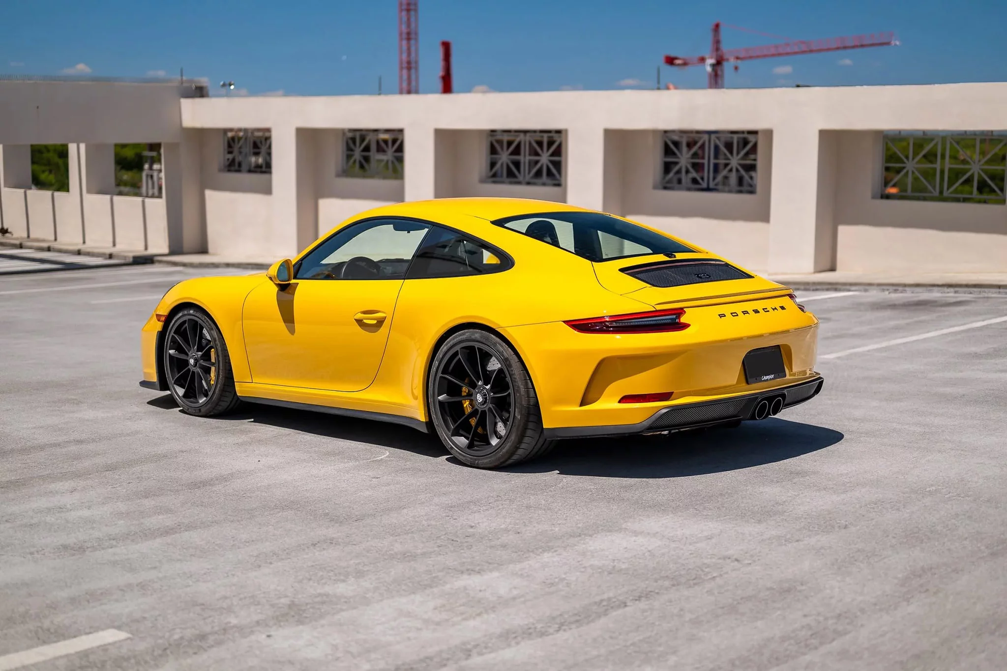 Speed Yellow Porsche 911 GT3