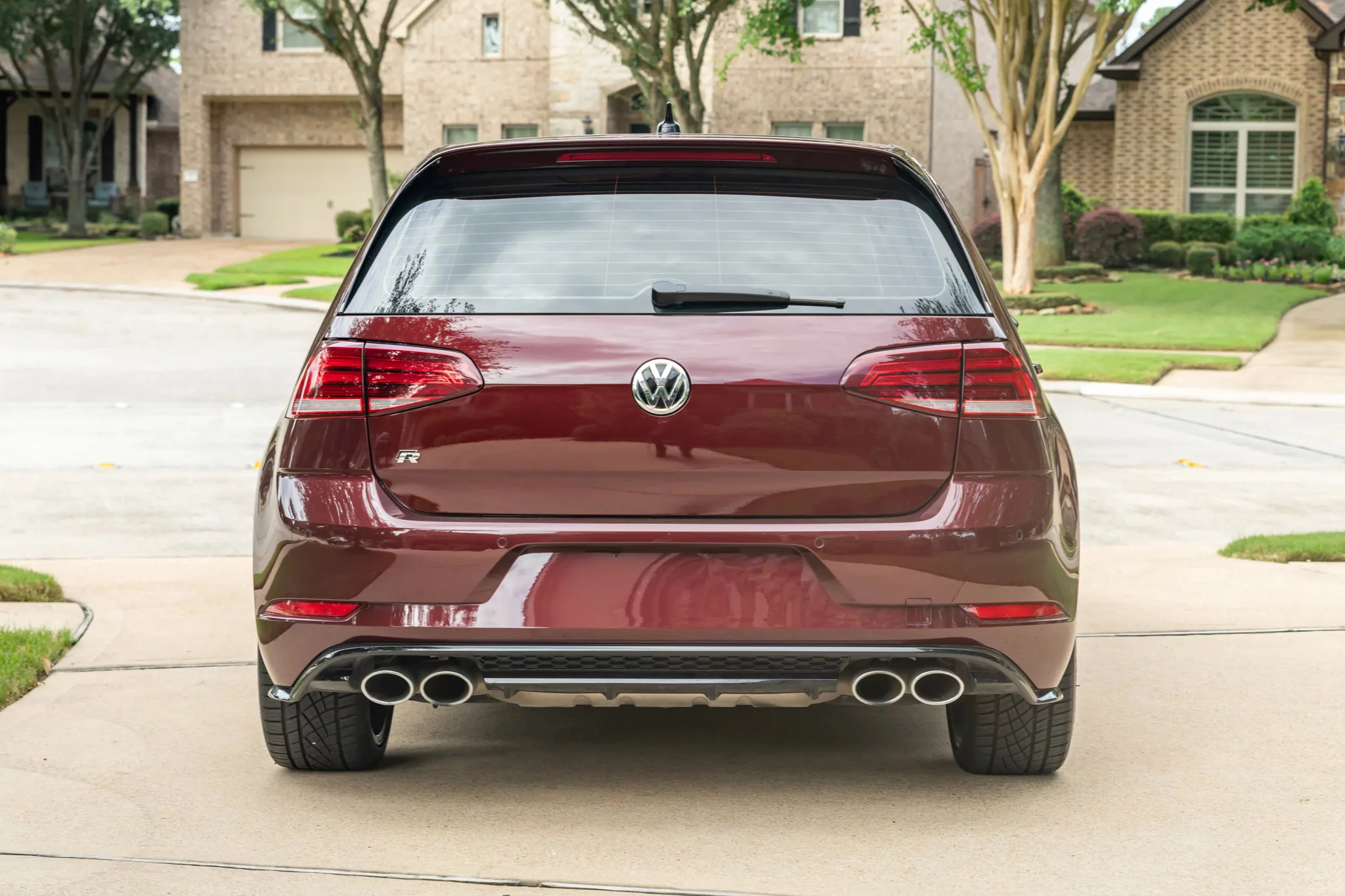 Bordeaux Red Volkswagen Golf