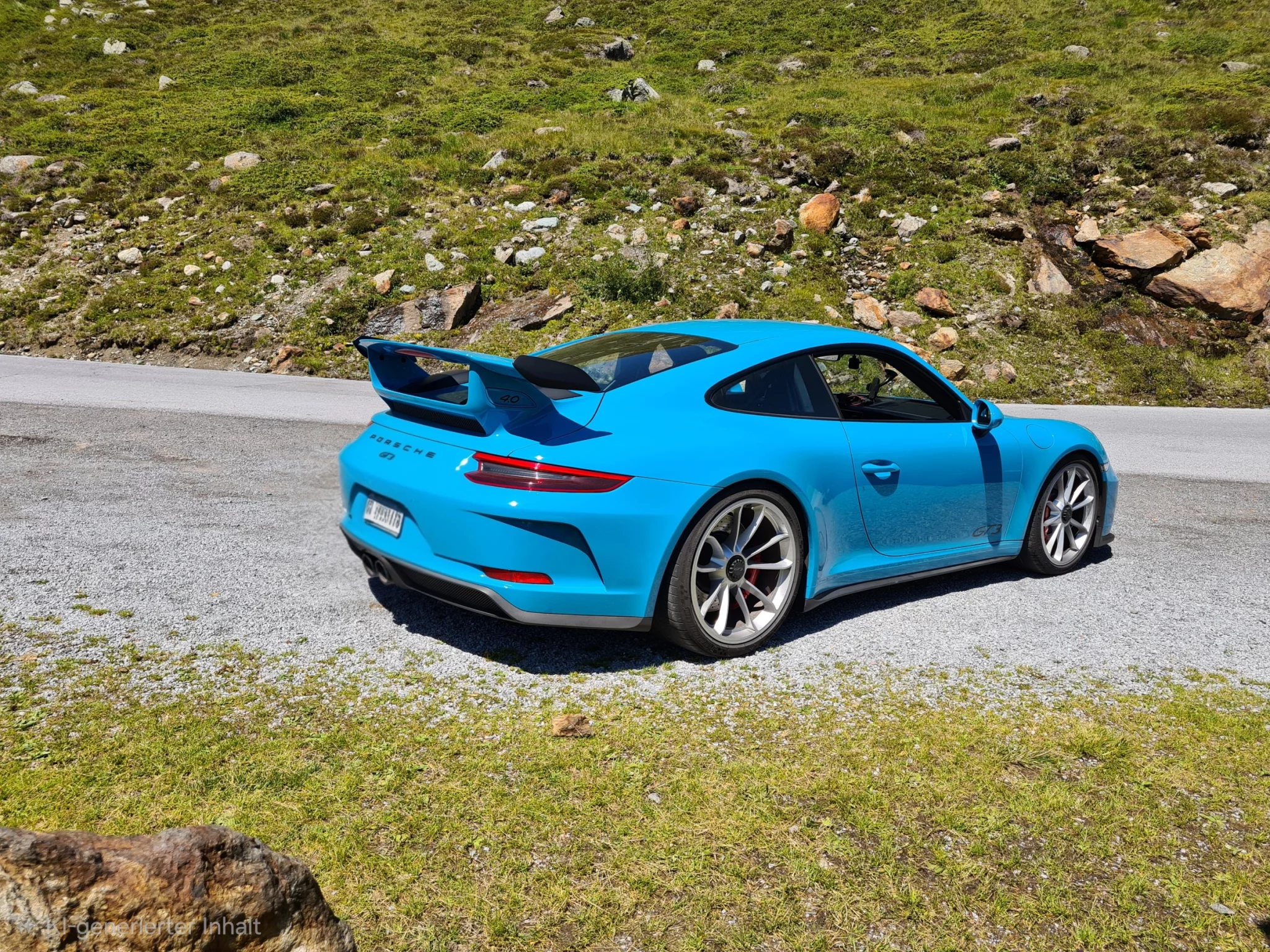 Miami Blue Porsche 911 GT3