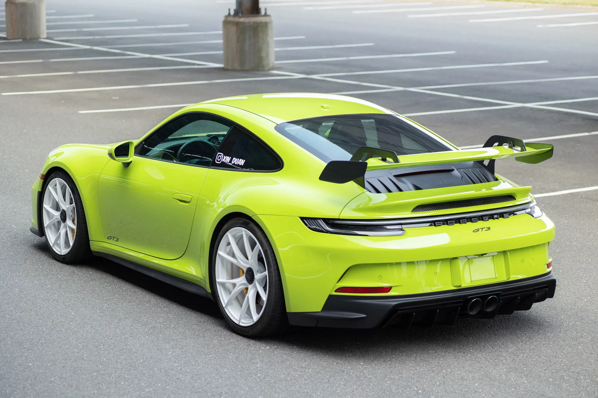Light Green Porsche 911 GT3