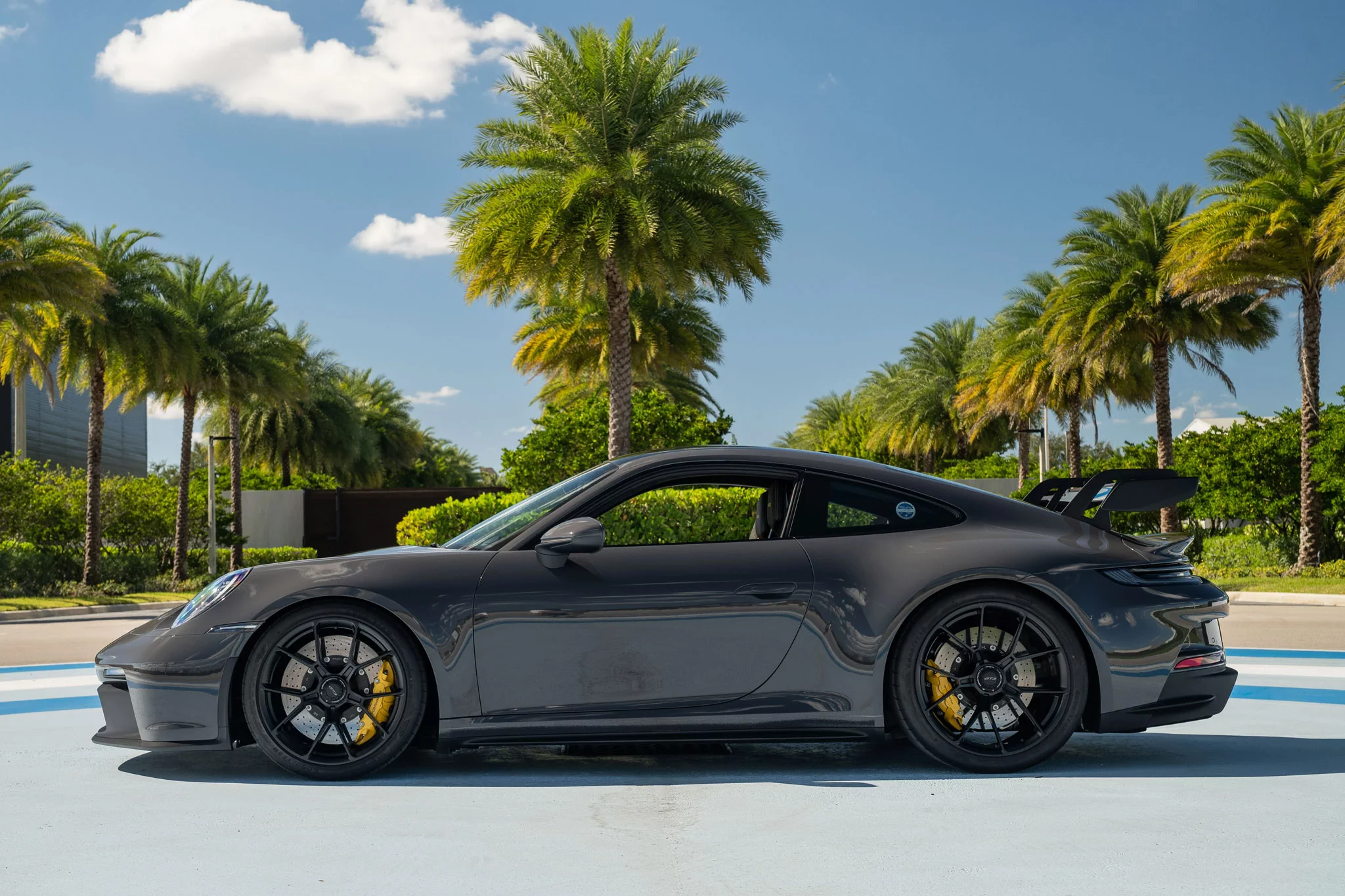 Grey Black Porsche 911 GT3