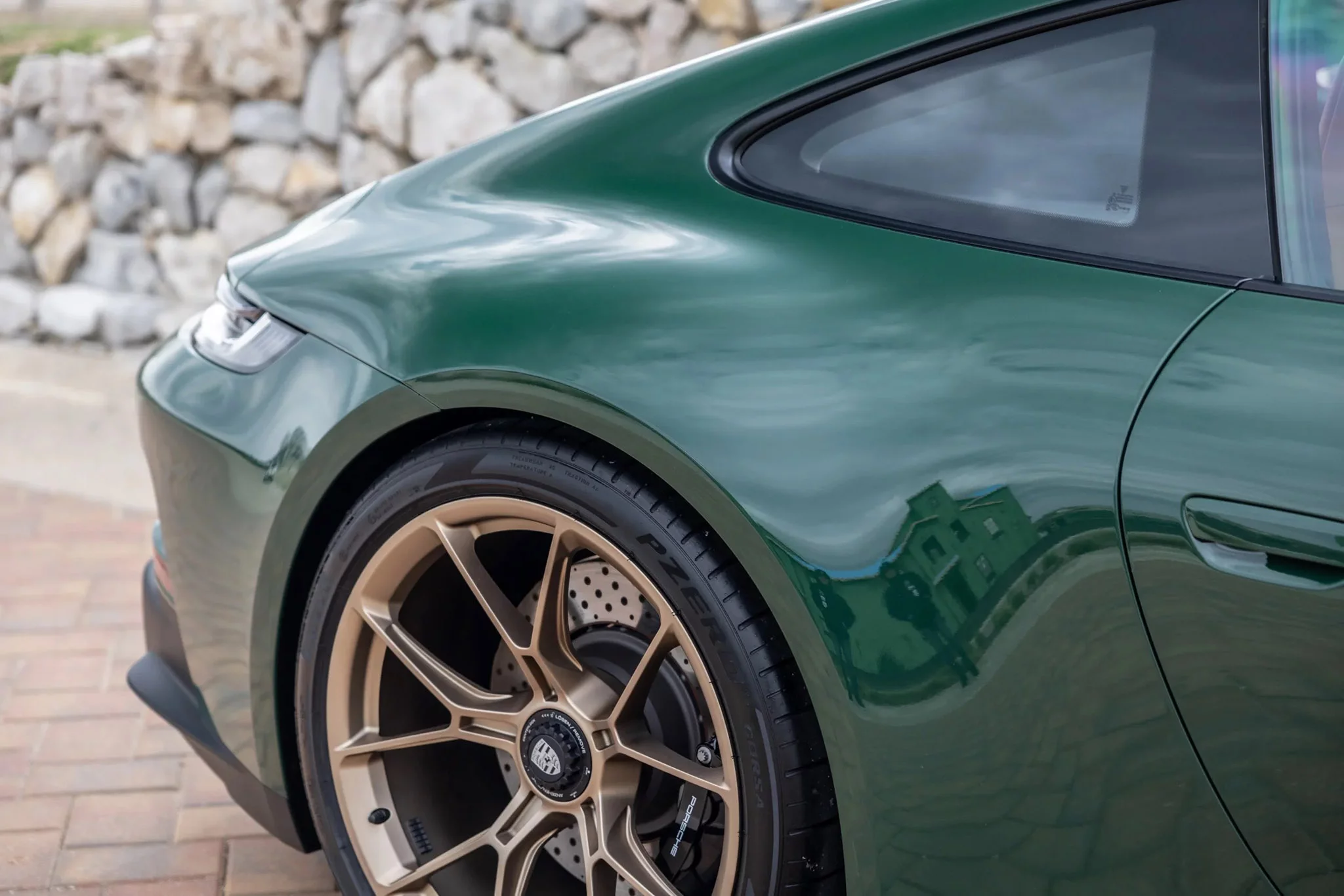 British Racing Green Porsche 911 GT3
