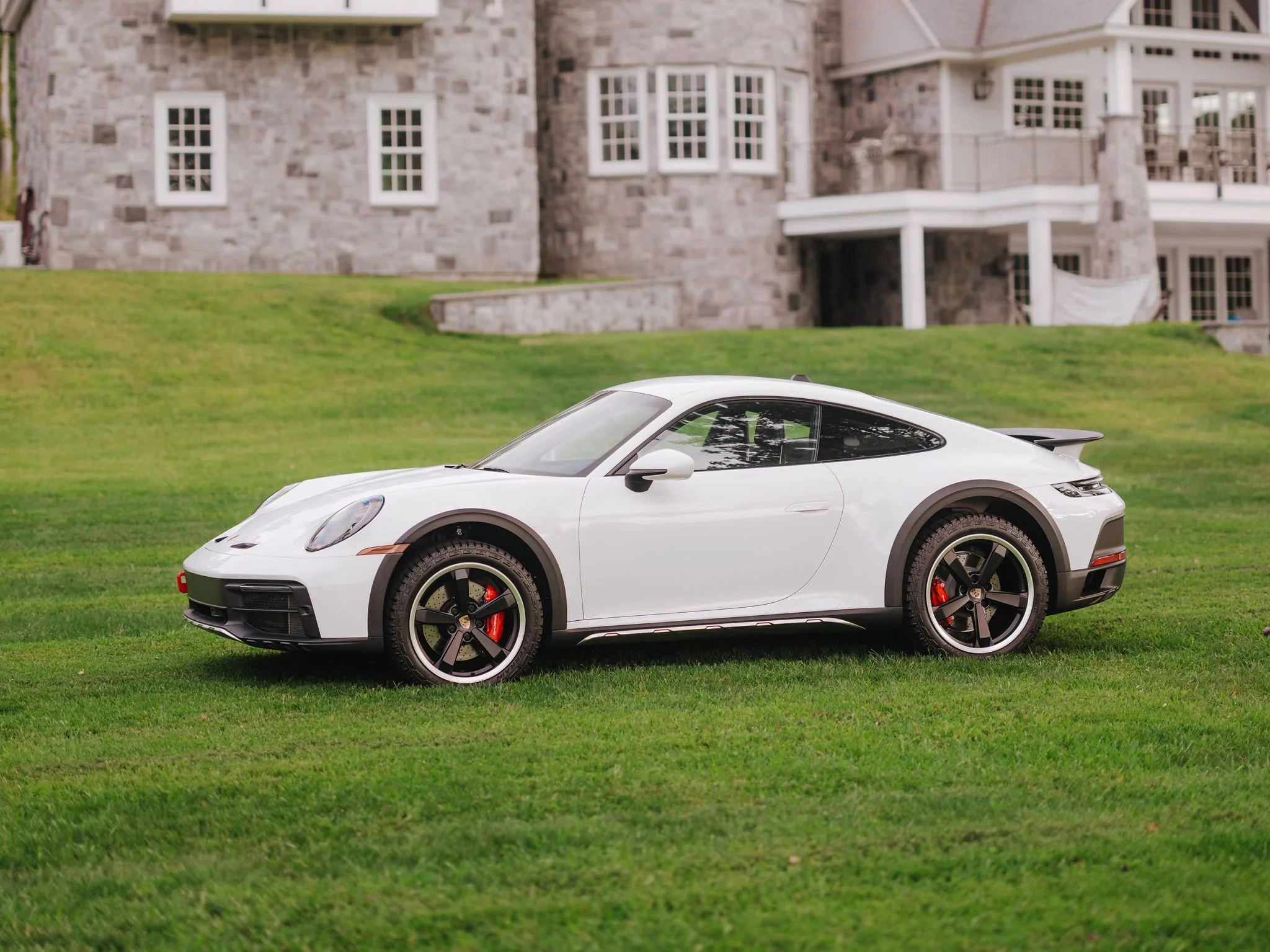 Pure White Porsche 911 Dakar