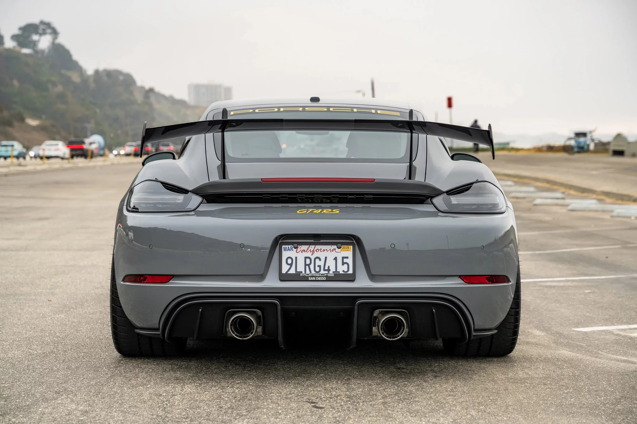 Nardo Grey Porsche 718 Cayman GT4 RS