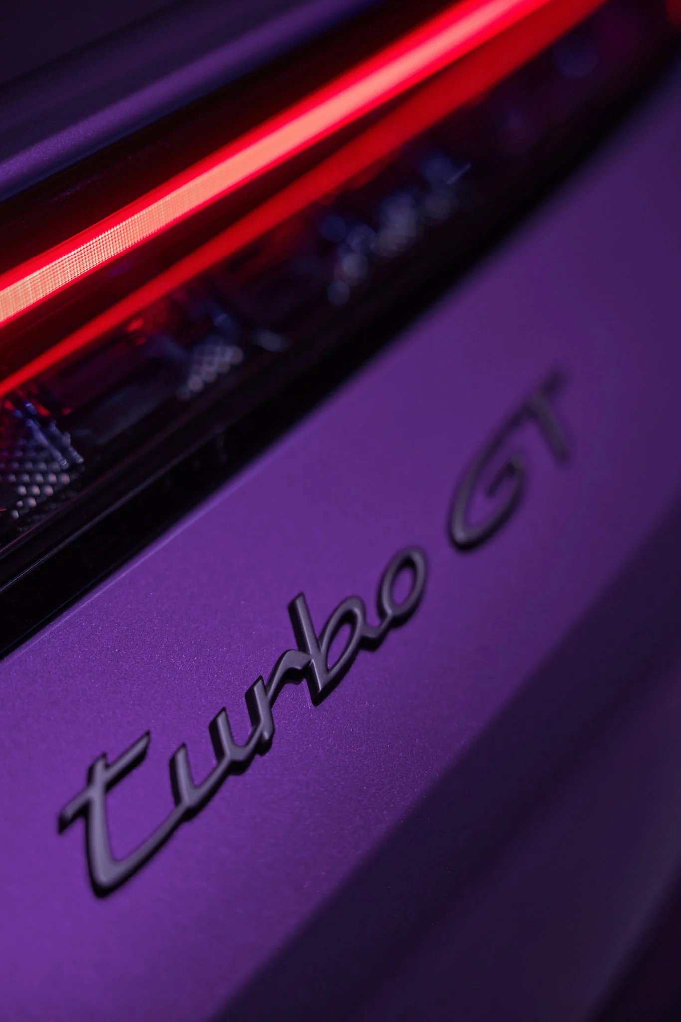 Purple Sky Metallic Porsche Taycan