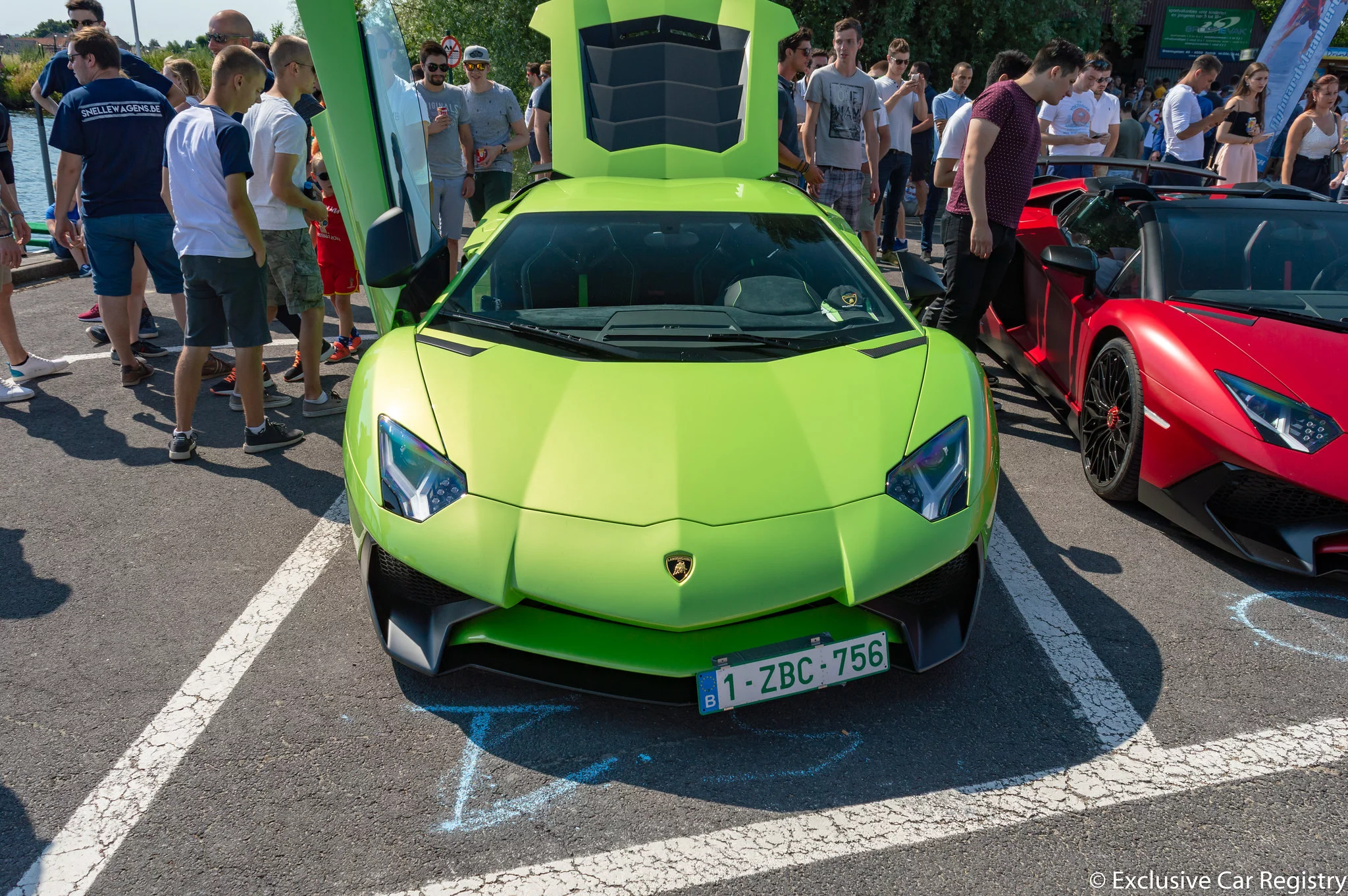 Verde Ithaca Lamborghini Aventador