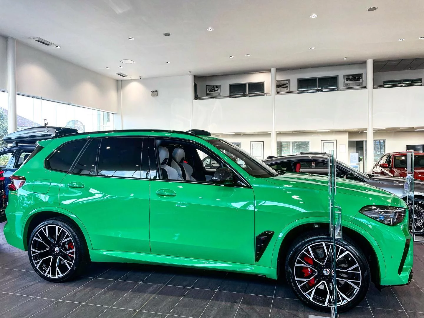 Signal Green BMW X5