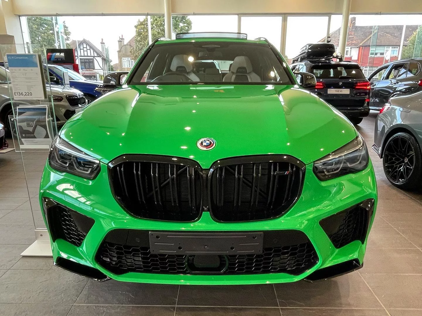 Signal Green BMW X5
