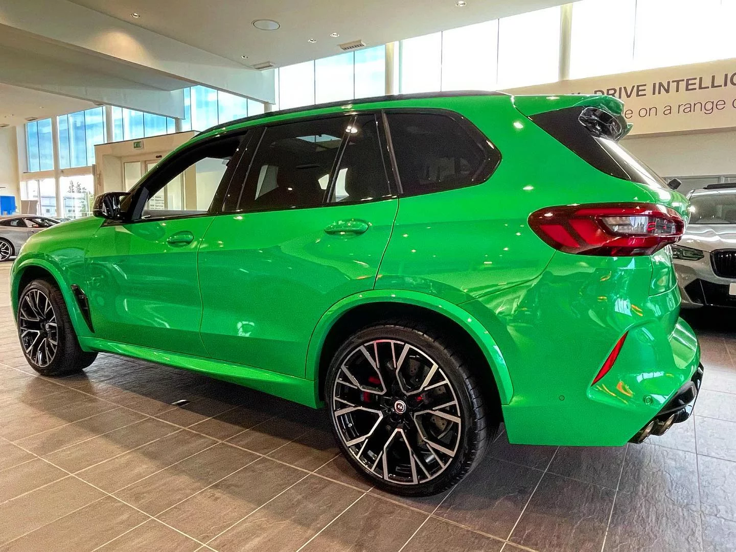 Signal Green BMW X5