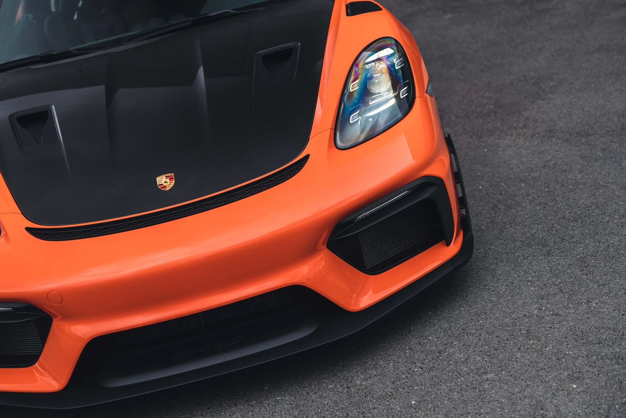 Gulf Orange Porsche 718 Cayman GT4 RS