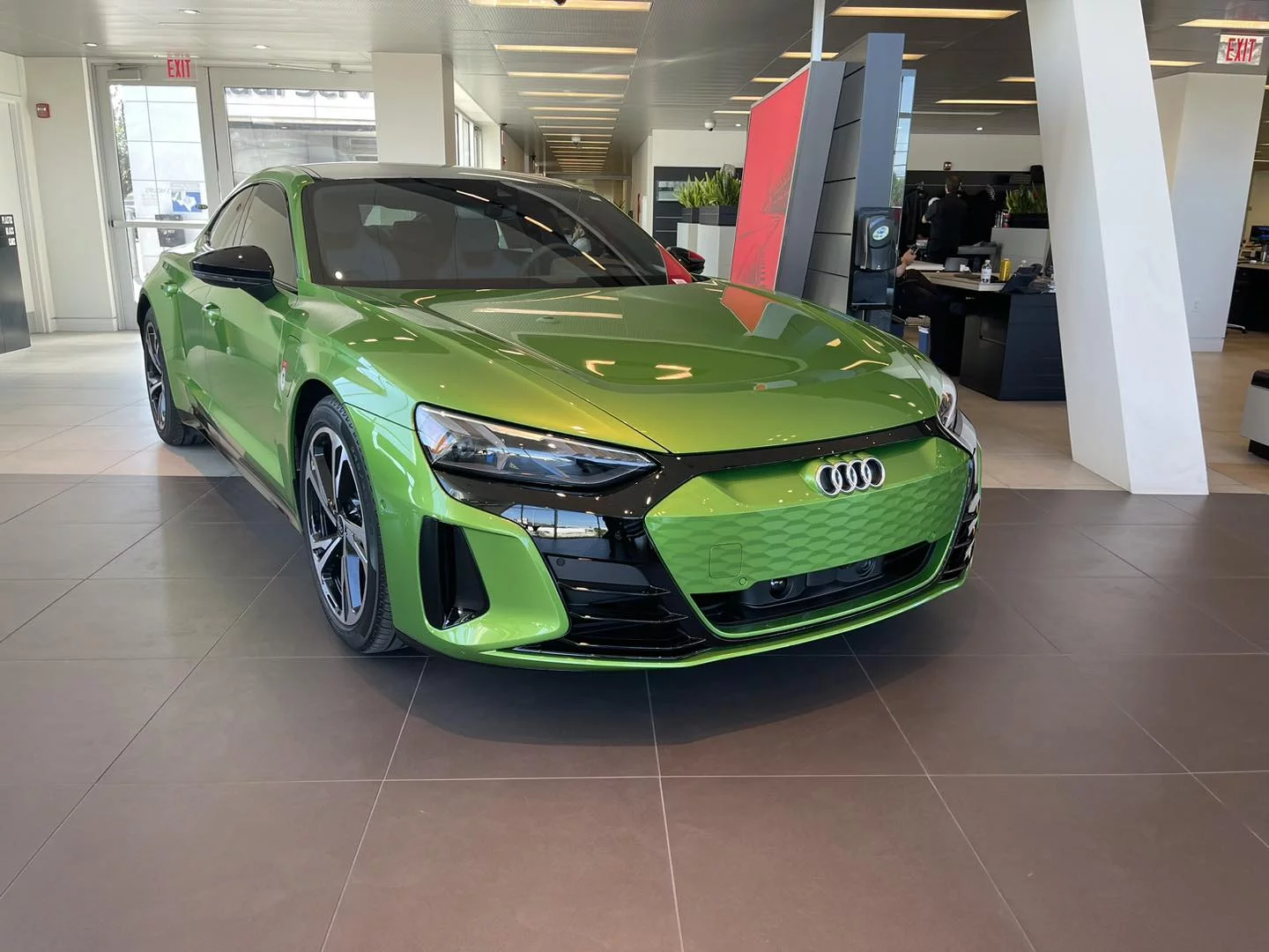 Java Green Audi e-tron GT