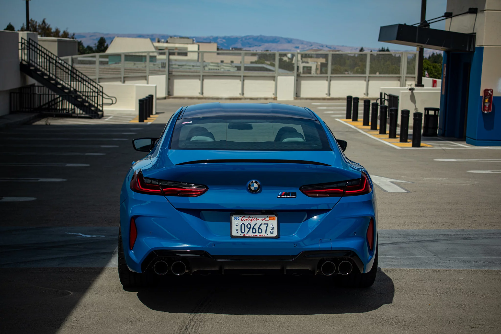 Pure Blue BMW M8