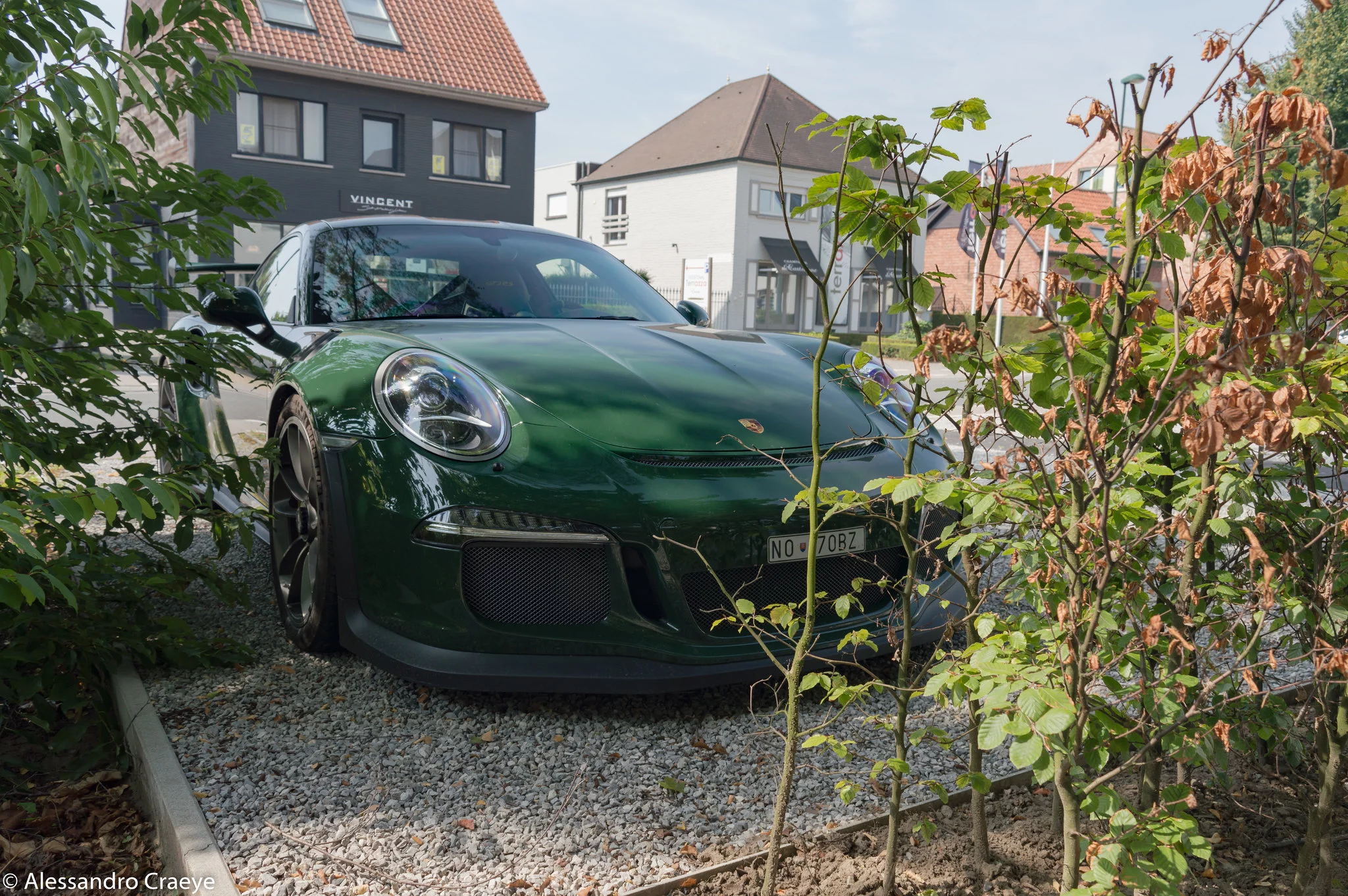 British Racing Green Porsche 911 GT3 RS