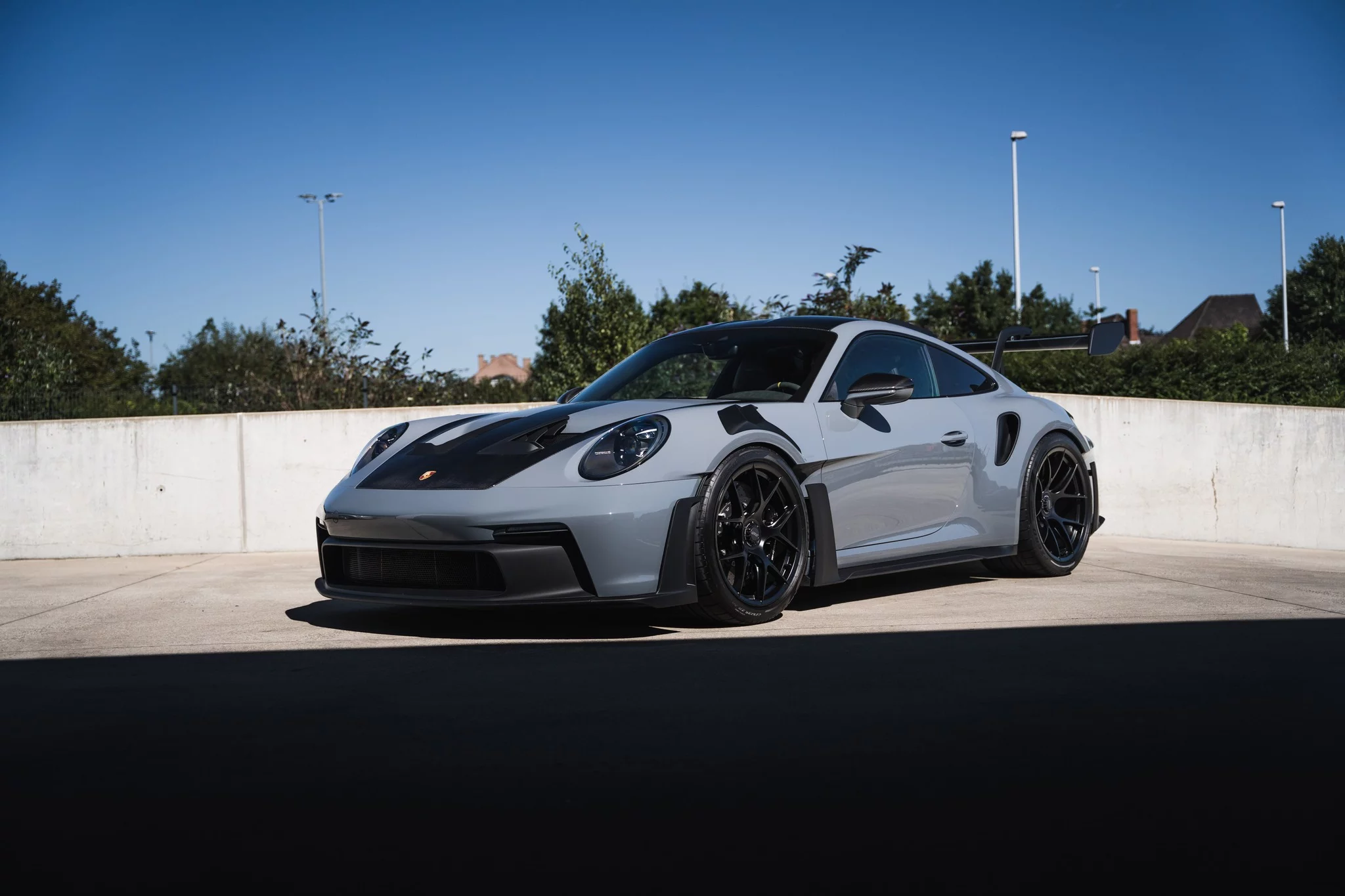 Arctic Grey Porsche 911 GT3 RS
