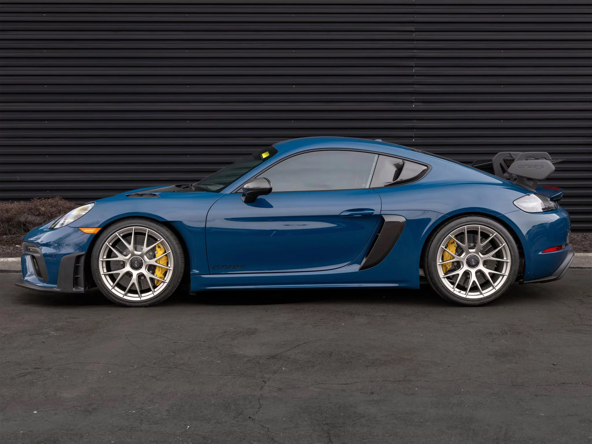 Azure Blue 356 Porsche 718 Cayman GT4 RS