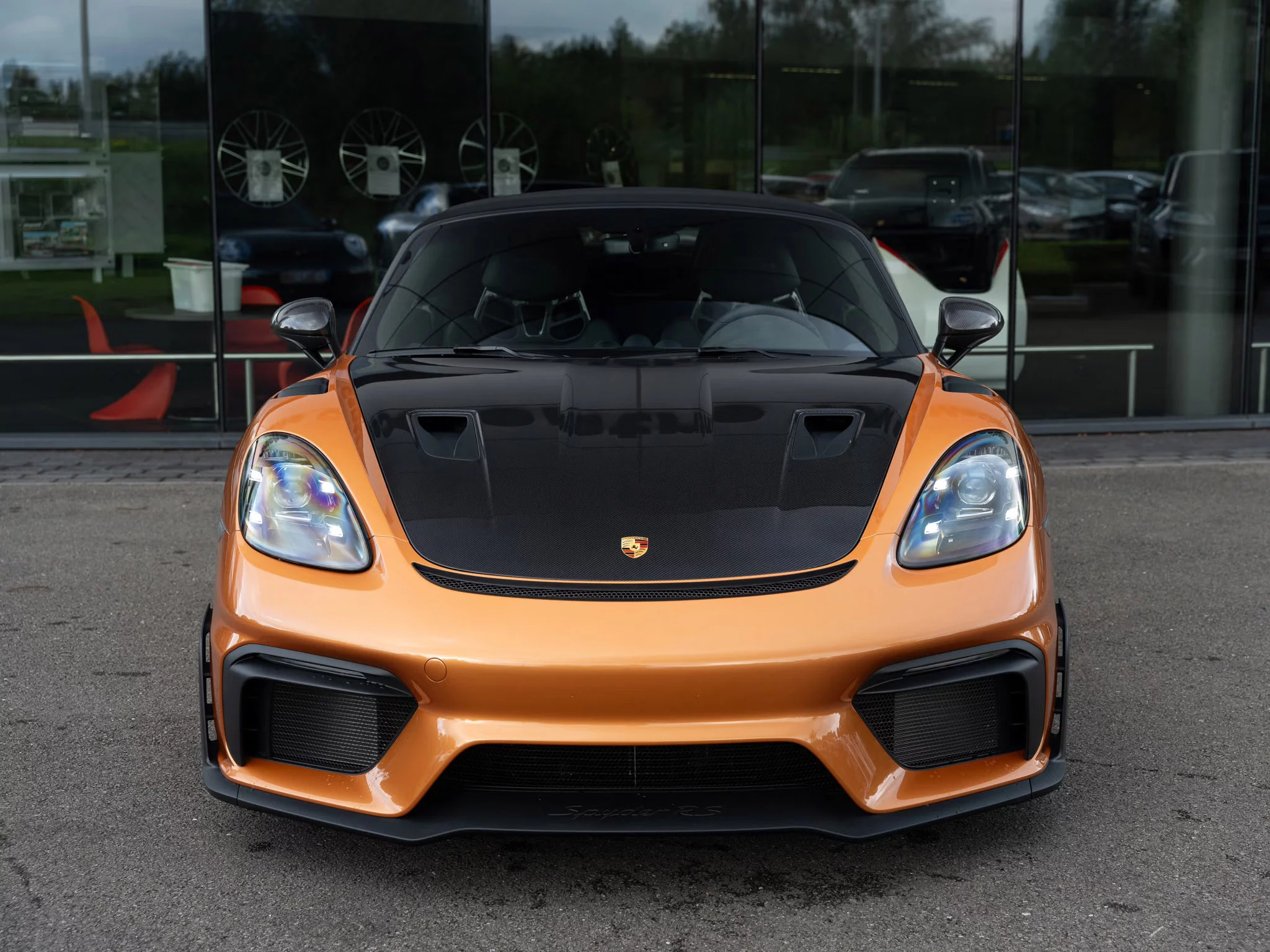 Nordic Gold Metallic Porsche 718 Spyder RS