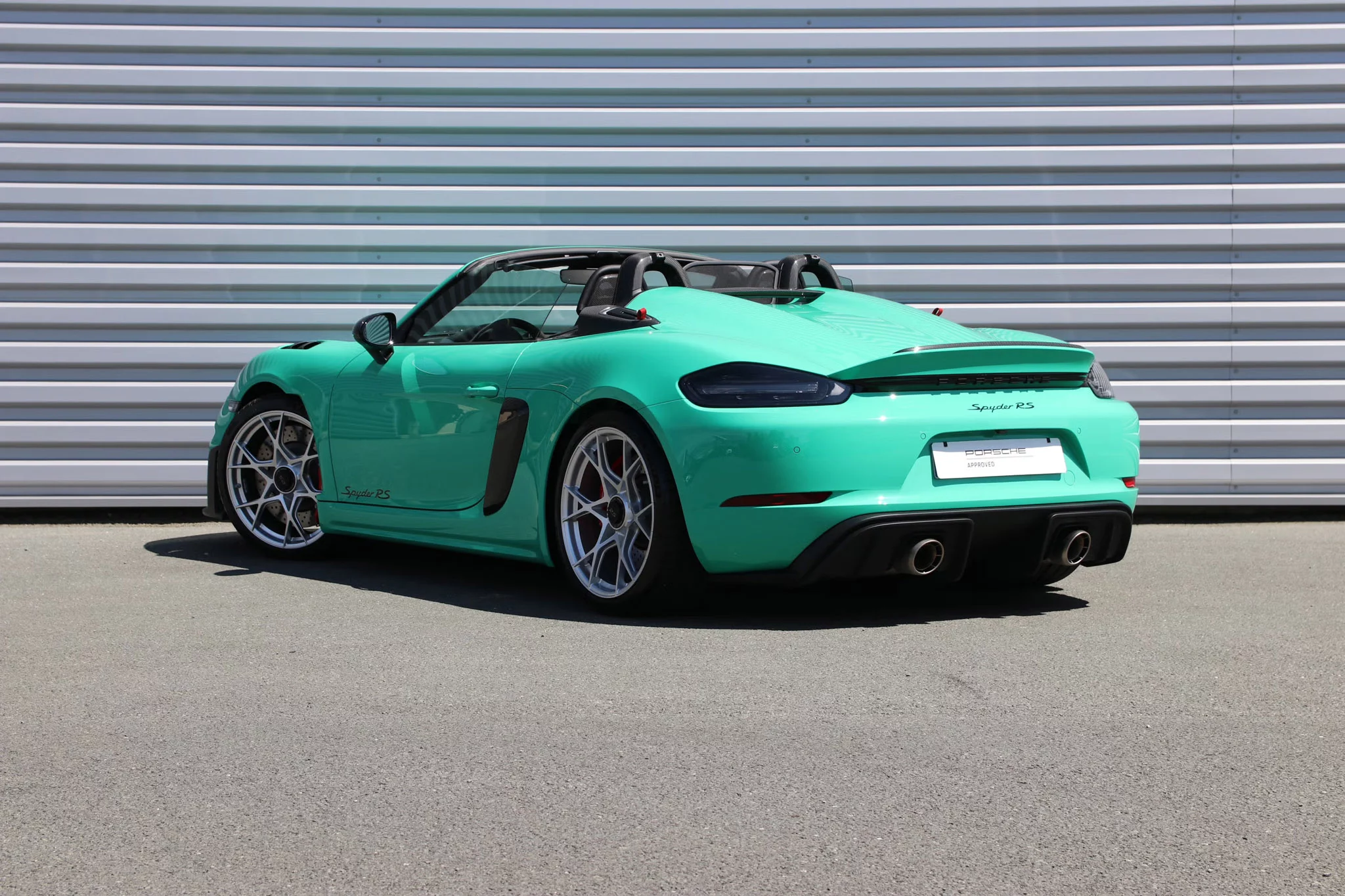 Lighter Green Porsche 718 Spyder RS