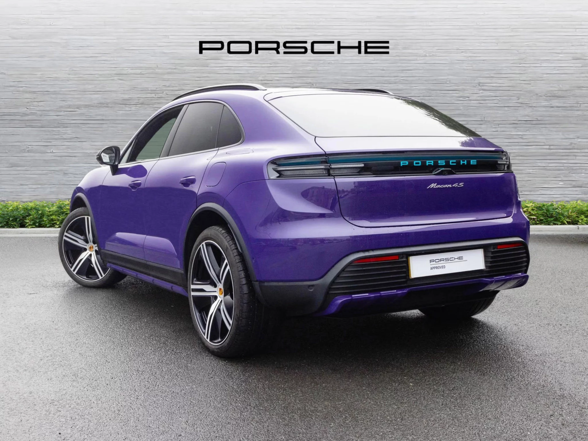 Ultraviolet Porsche Macan Electric