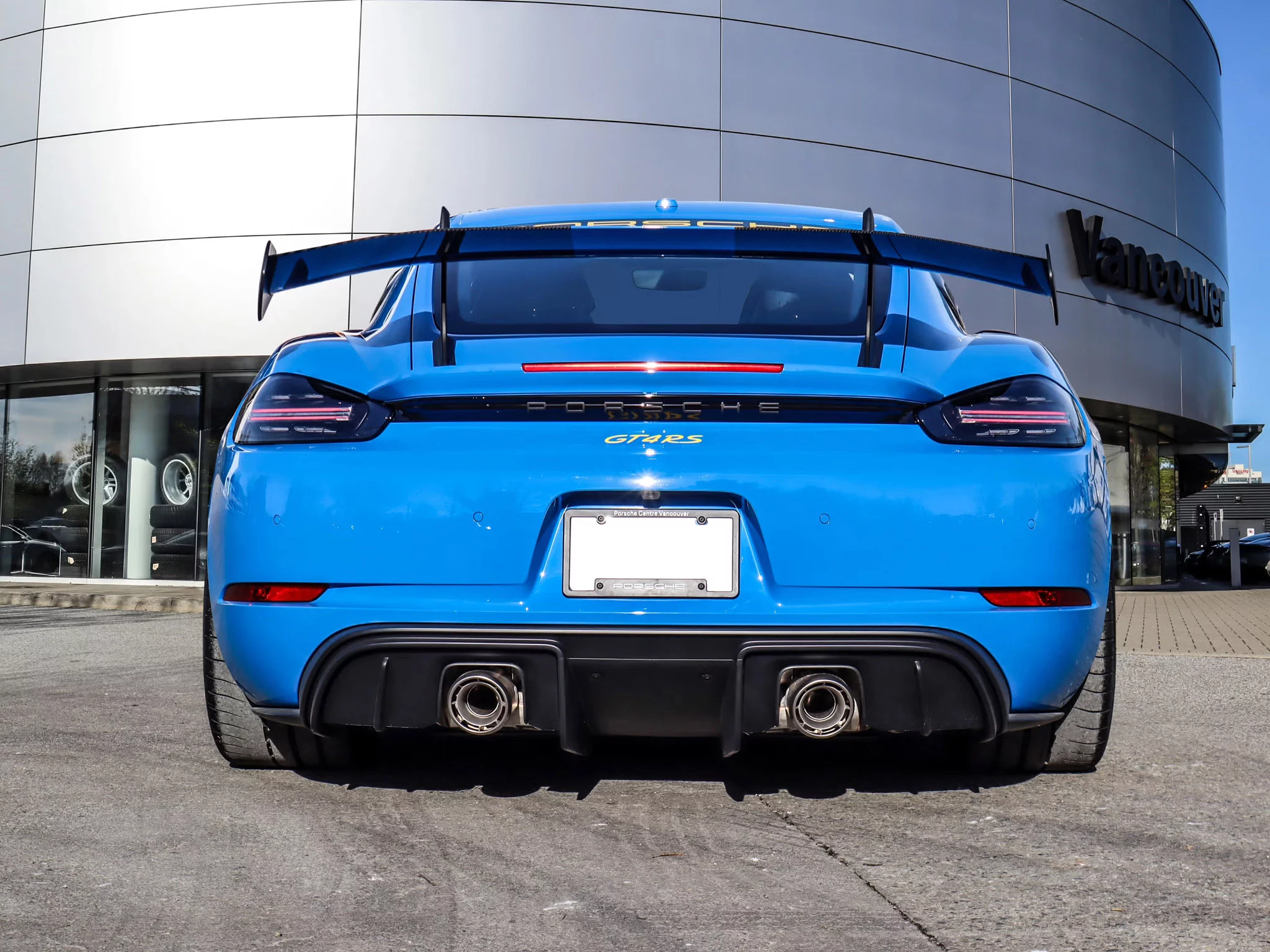Voodoo Blue Porsche 718 Cayman GT4 RS