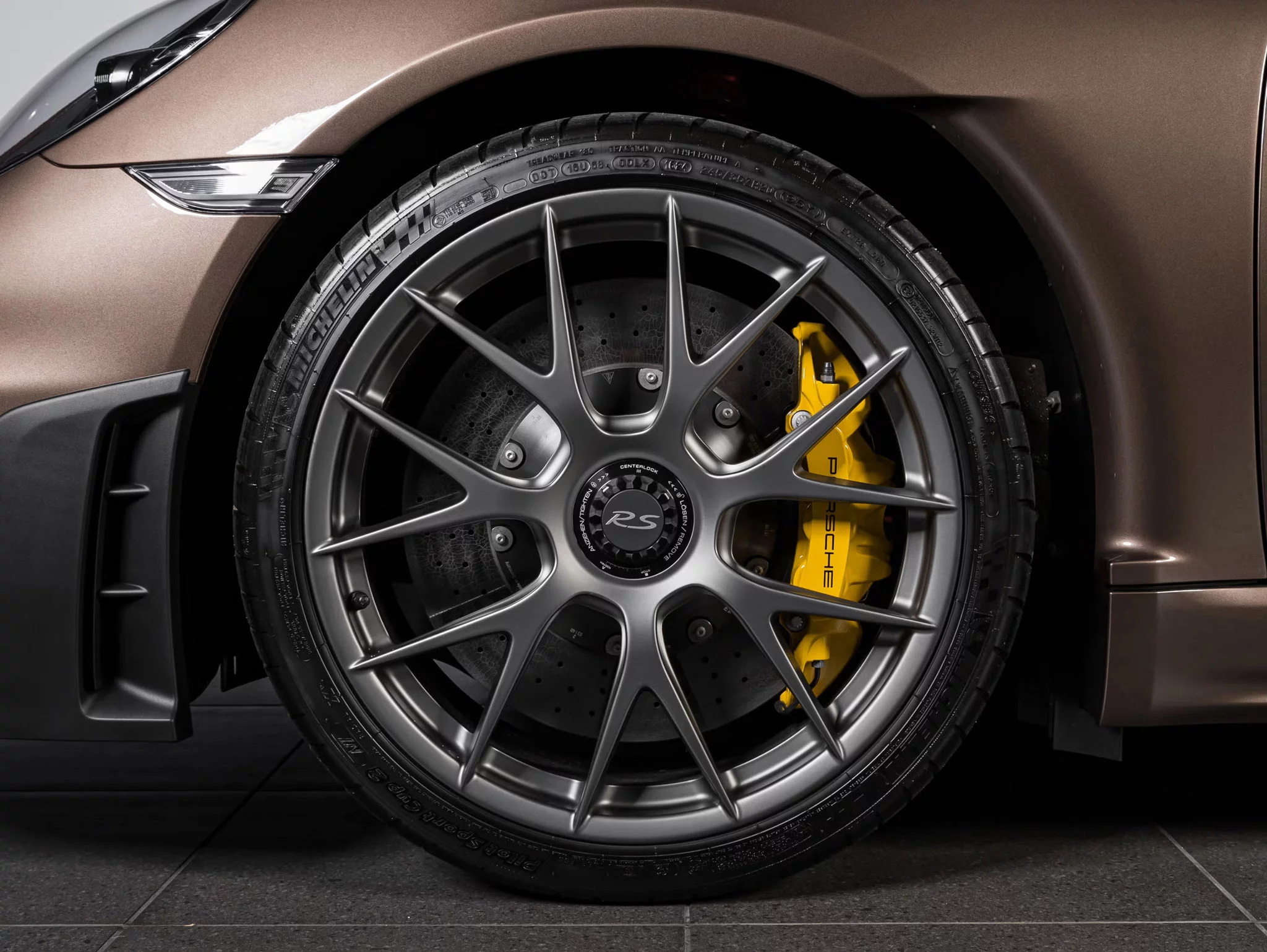 Chestnut Brown Metallic Porsche 718 Cayman GT4 RS
