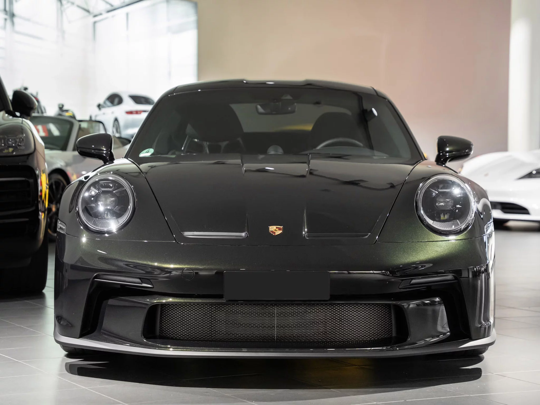 Dark Olive Metallic Porsche 911 S/T