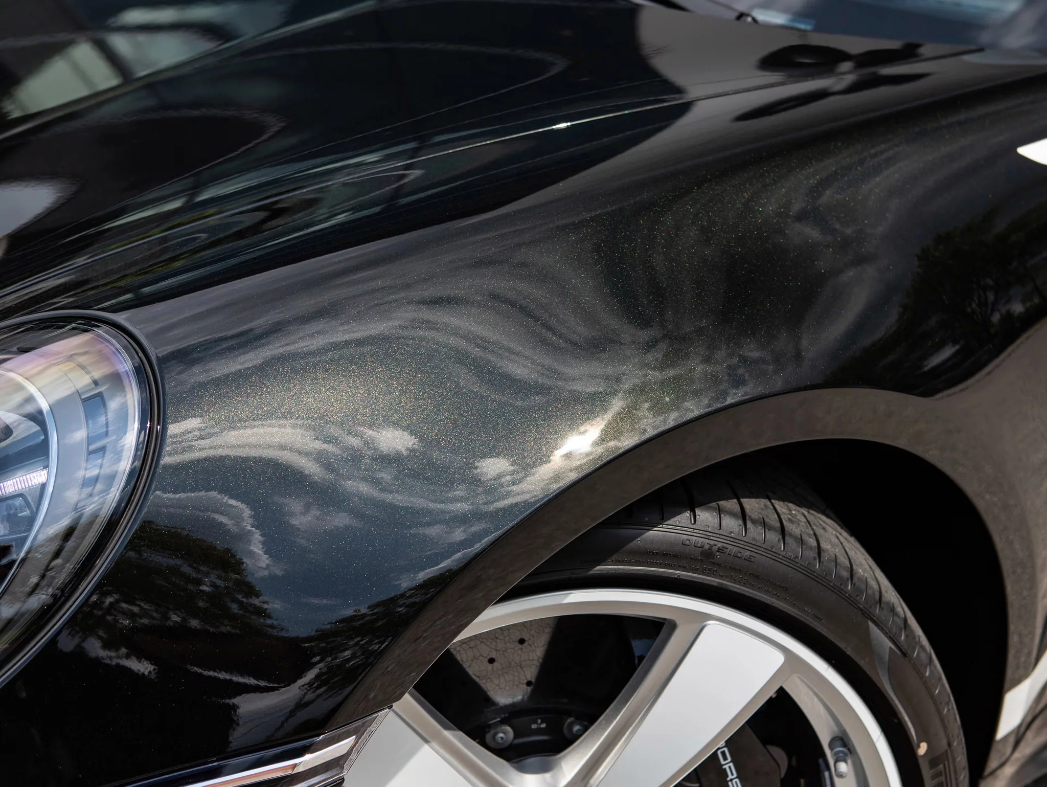Dark Olive Metallic Porsche 911 Turbo