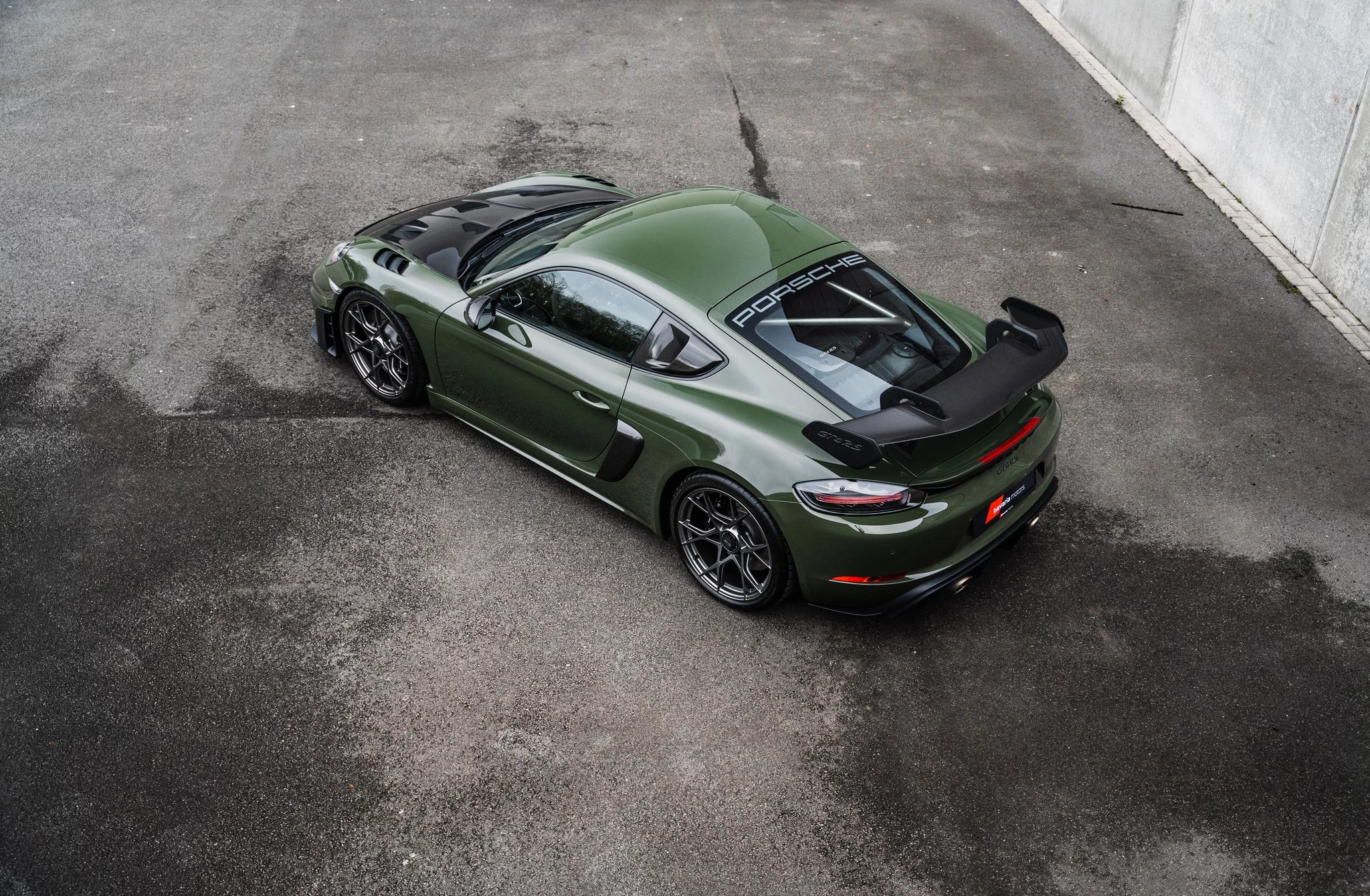 Black Olive Porsche 718 Cayman GT4 RS