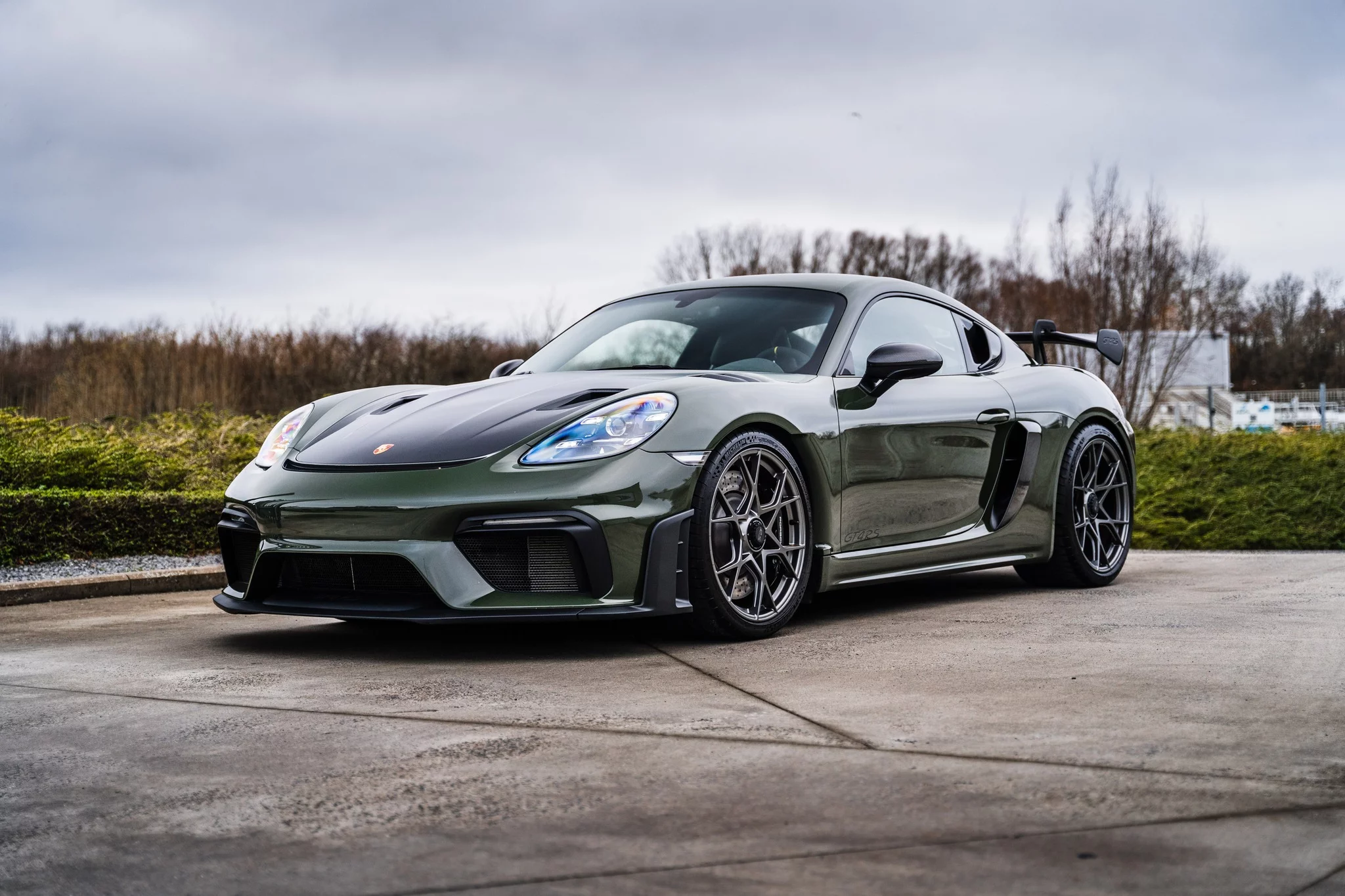 Black Olive Porsche 718 Cayman GT4 RS