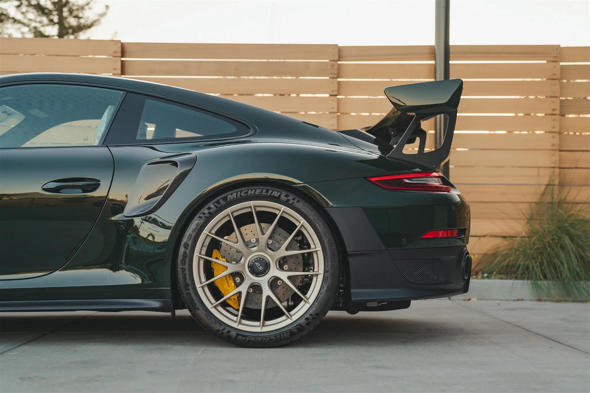 Brewster Green Porsche 911 GT2 RS