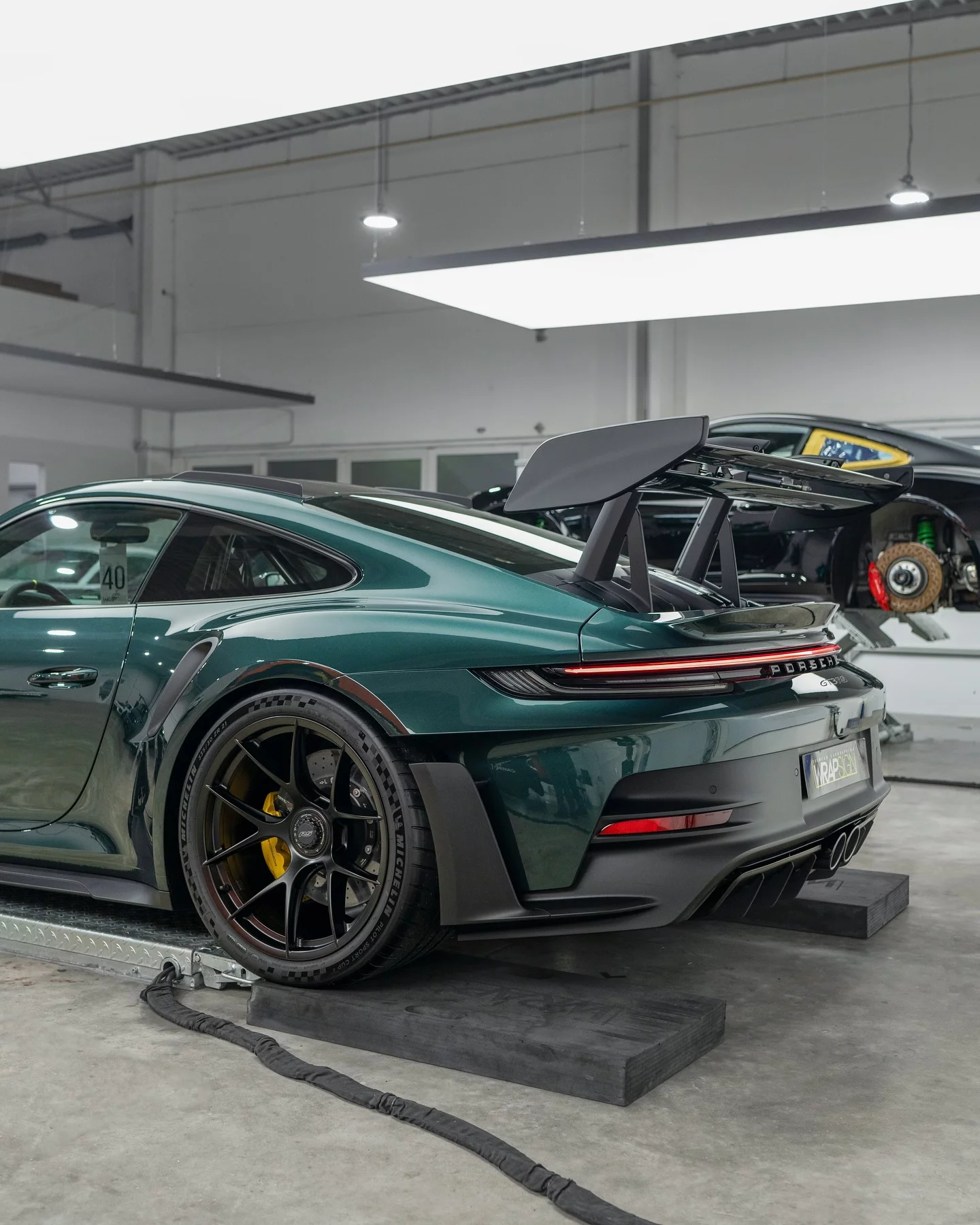 Forest Green Metallic Porsche 911 GT3 RS