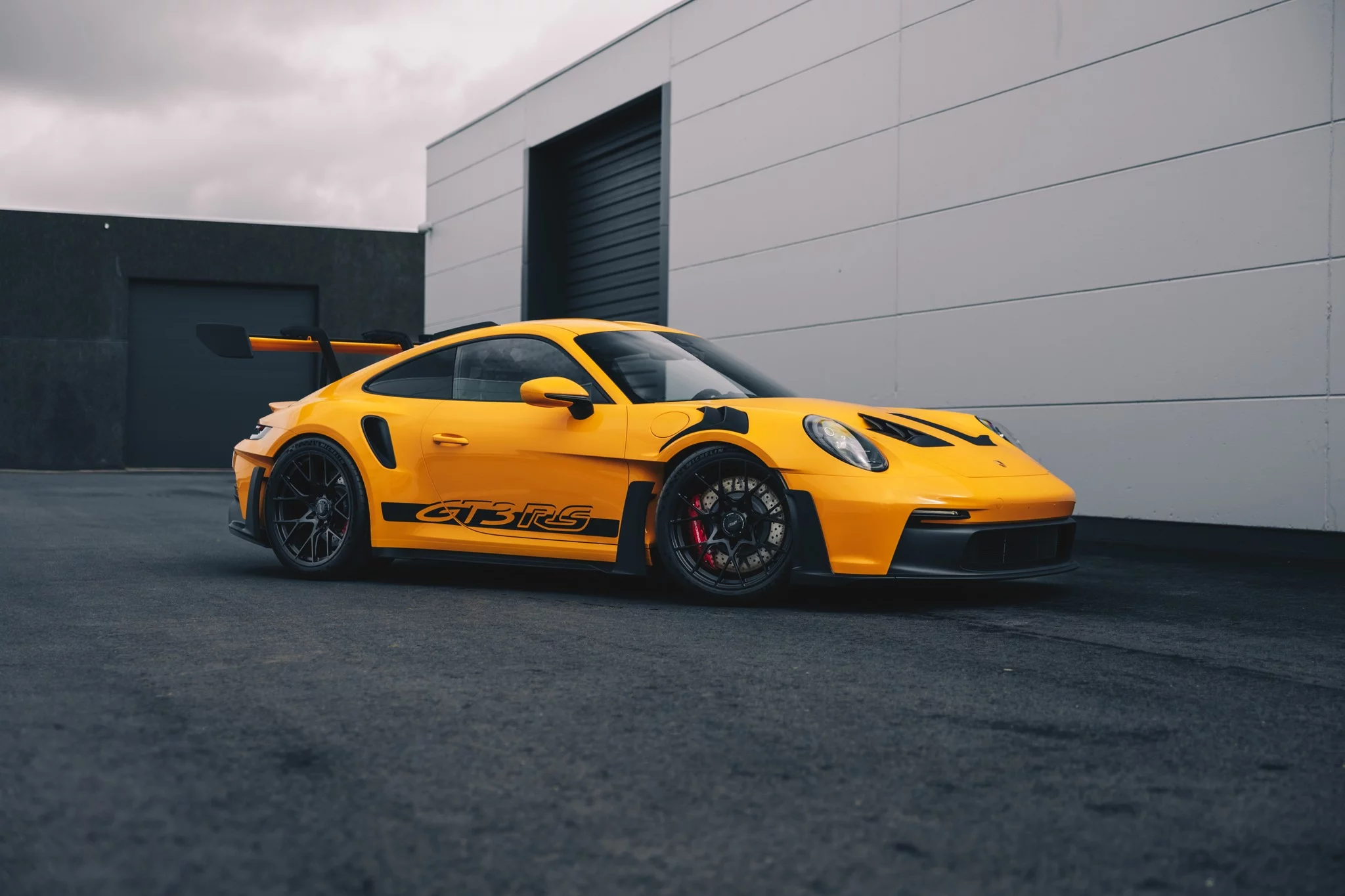 Signal Yellow Porsche 911 GT3 RS