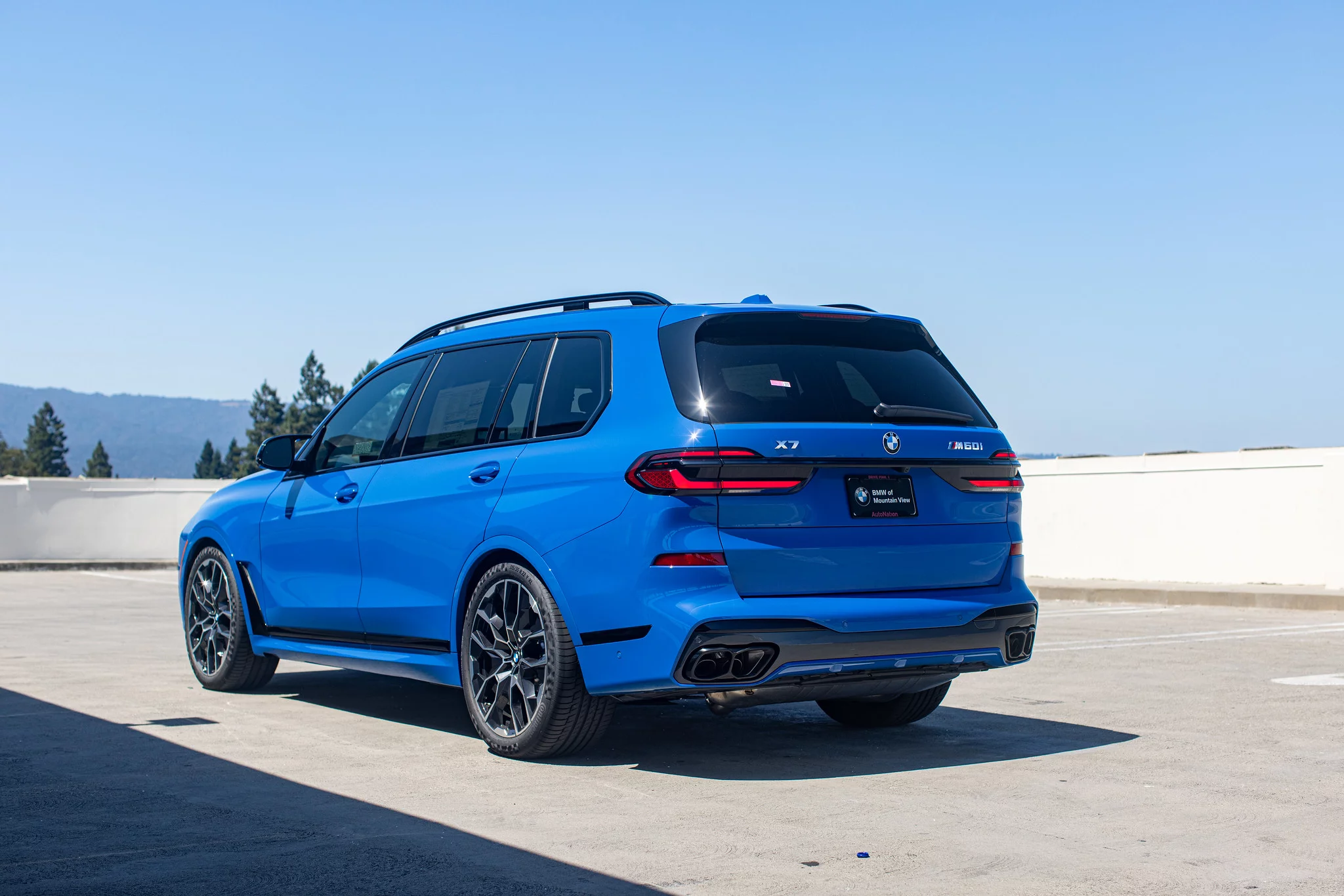 Santorini Blue BMW X7