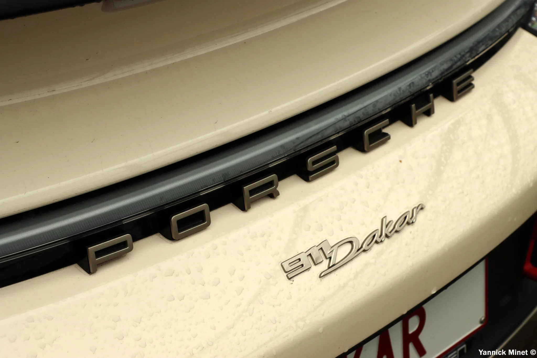Creme White Porsche 911 Dakar