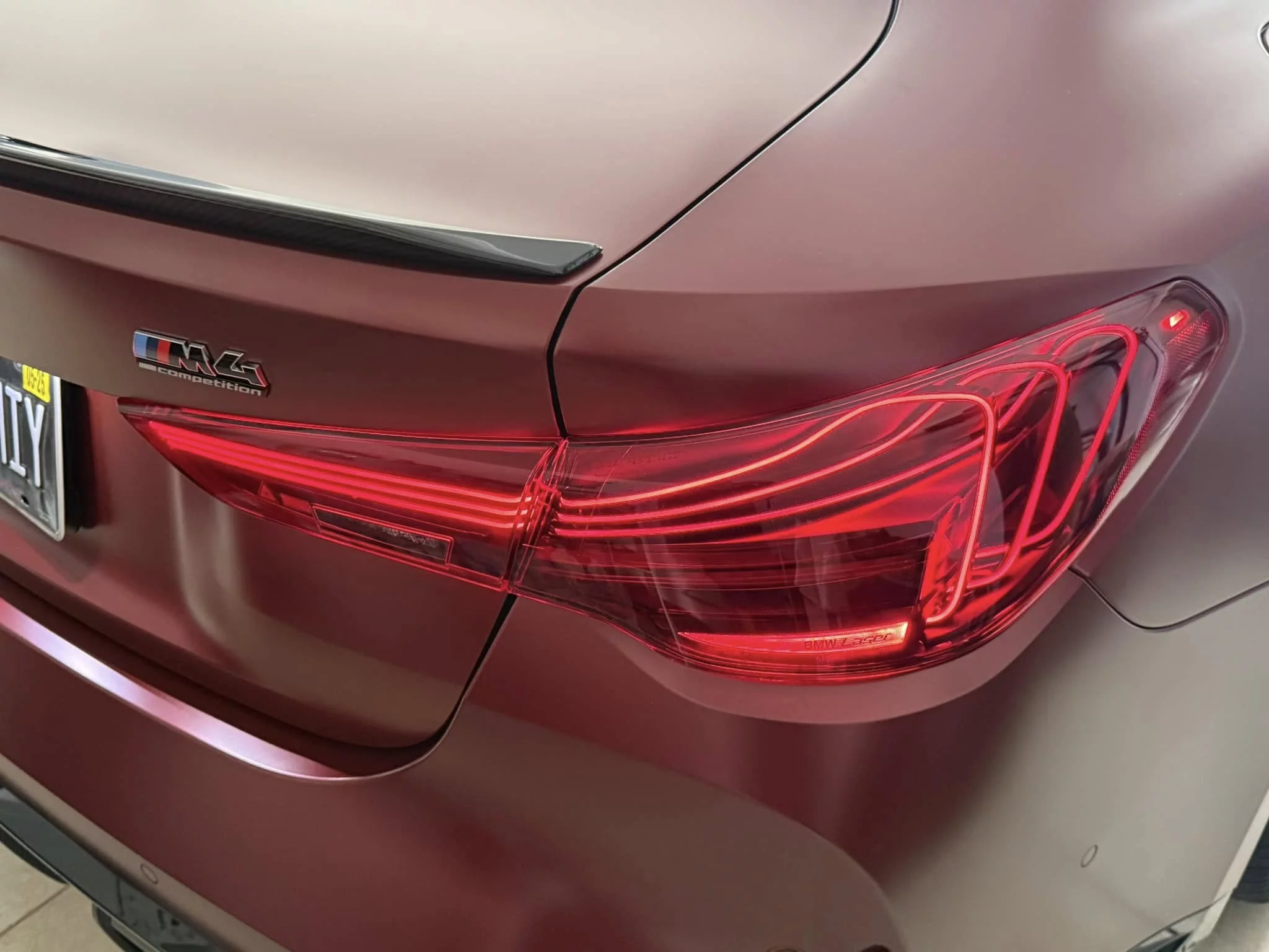 Frozen Preciosa Red BMW M4
