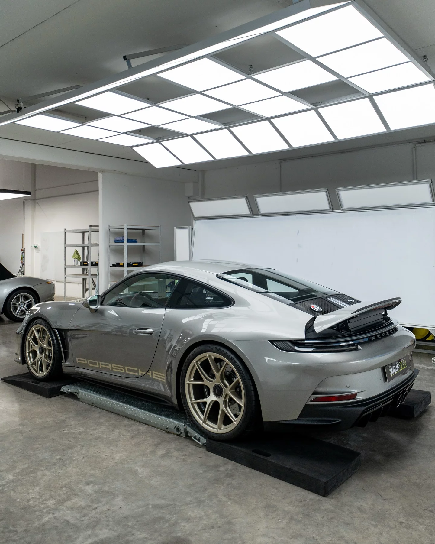 Stone Grey Metallic Porsche 911 GT3