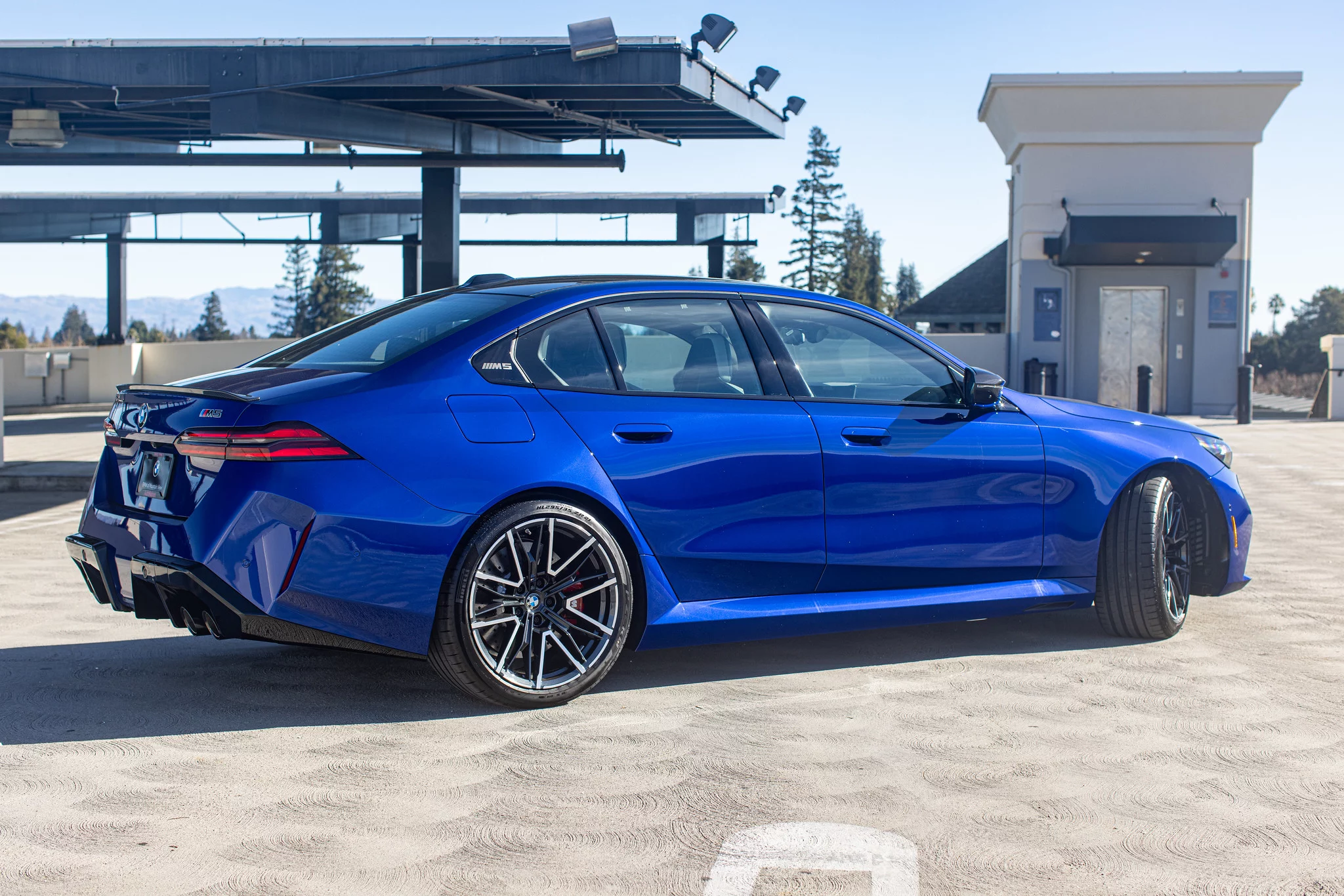 Marina Bay Blue BMW M5