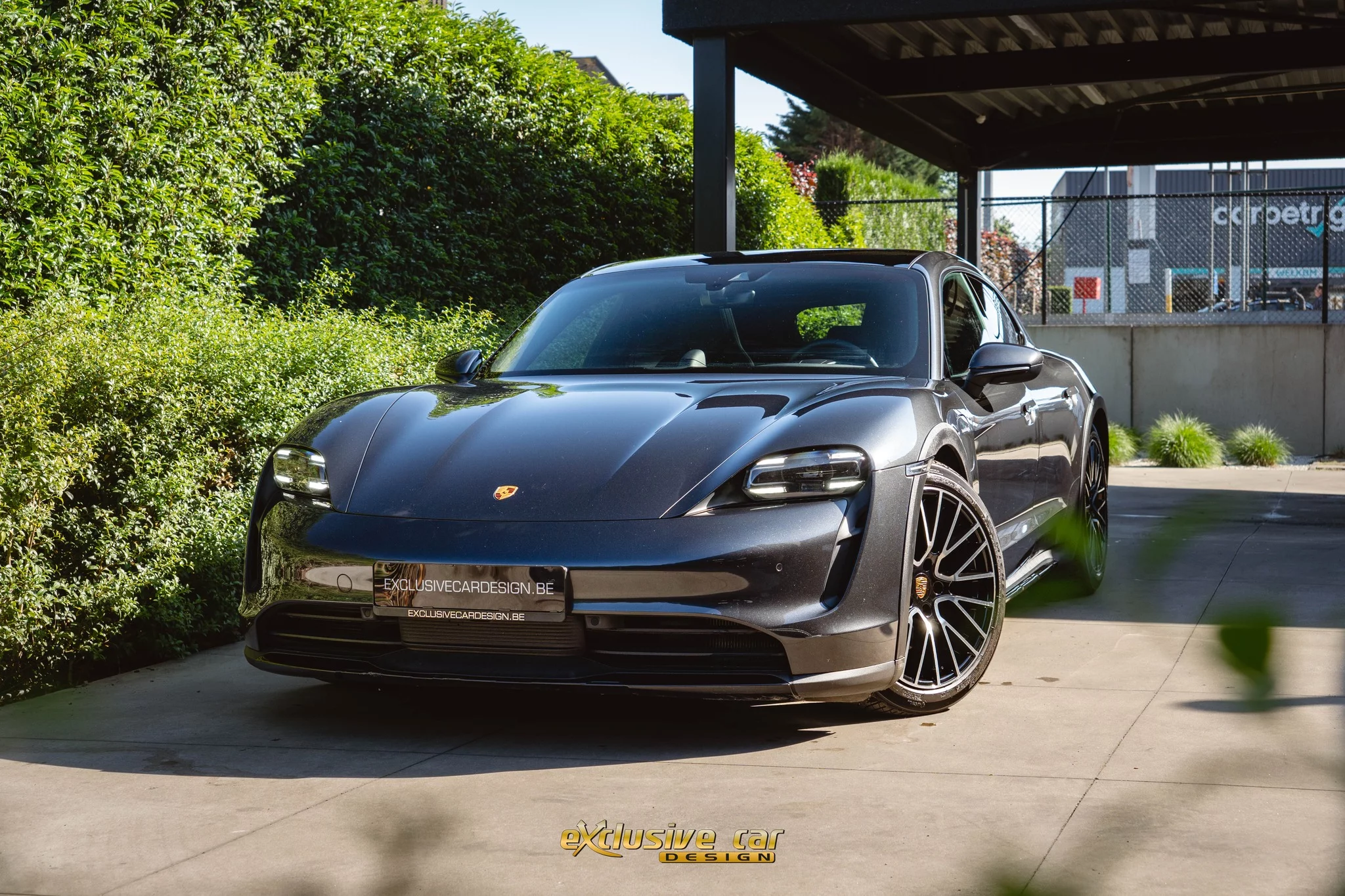 Volcano Grey Metallic Porsche Taycan