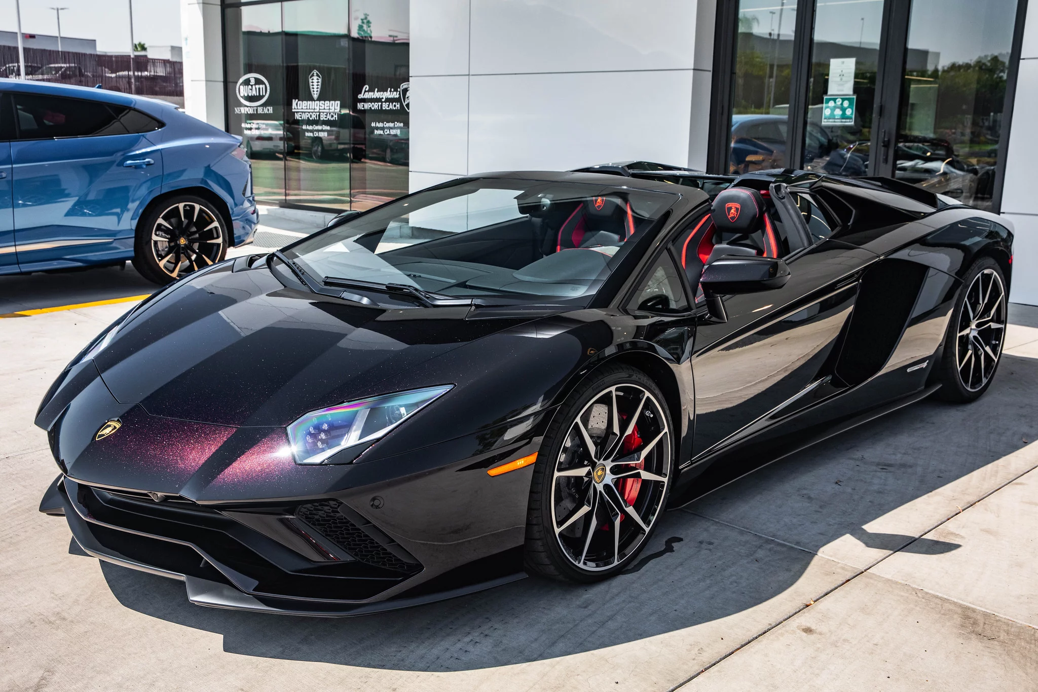Nero Granatus Lamborghini Aventador