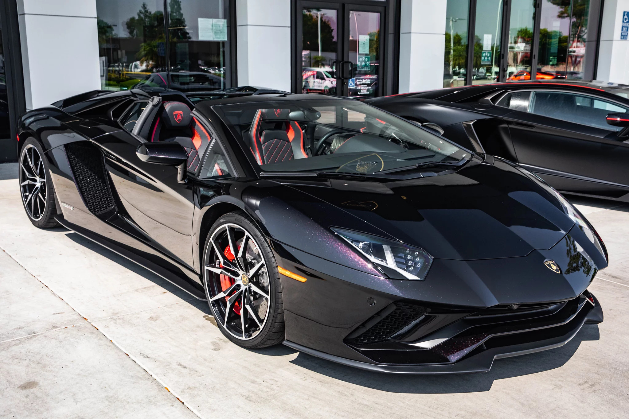 Nero Granatus Lamborghini Aventador