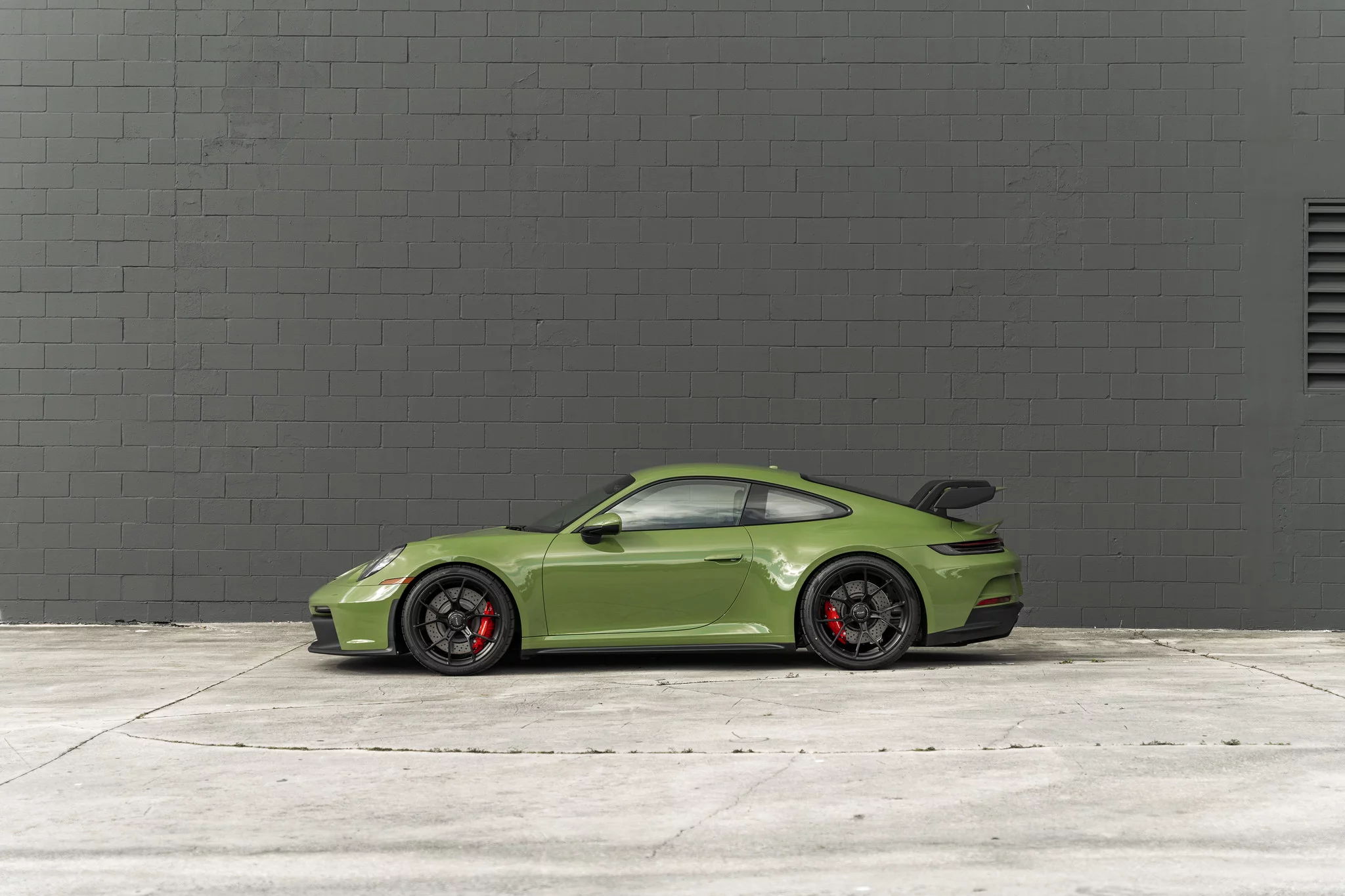 Olive Green Porsche 911 GT3