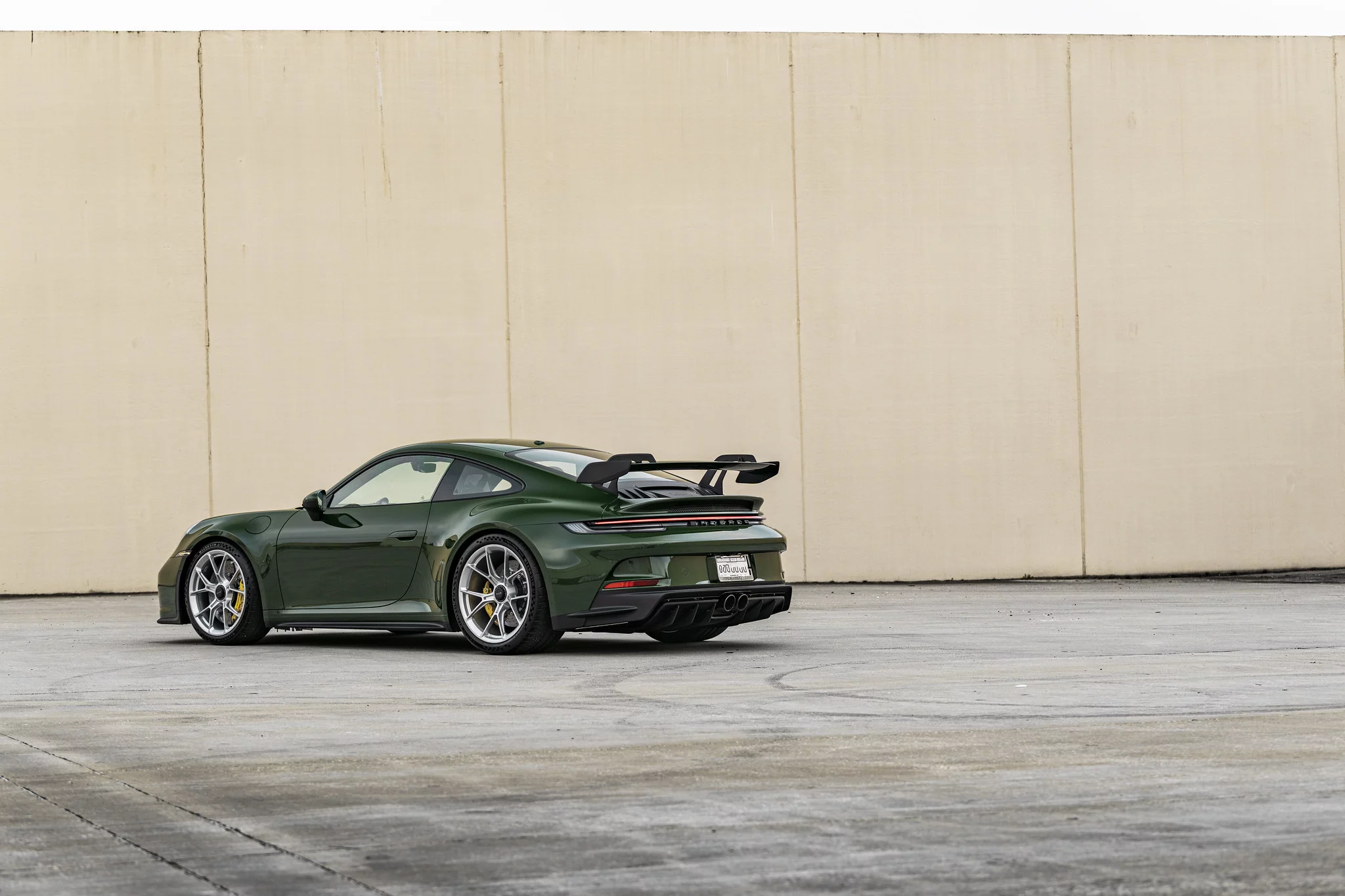 British Racing Green Porsche 911 GT3