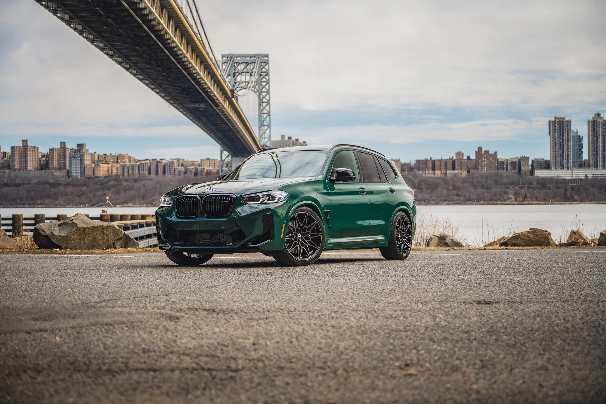 British Racing Green BMW X3