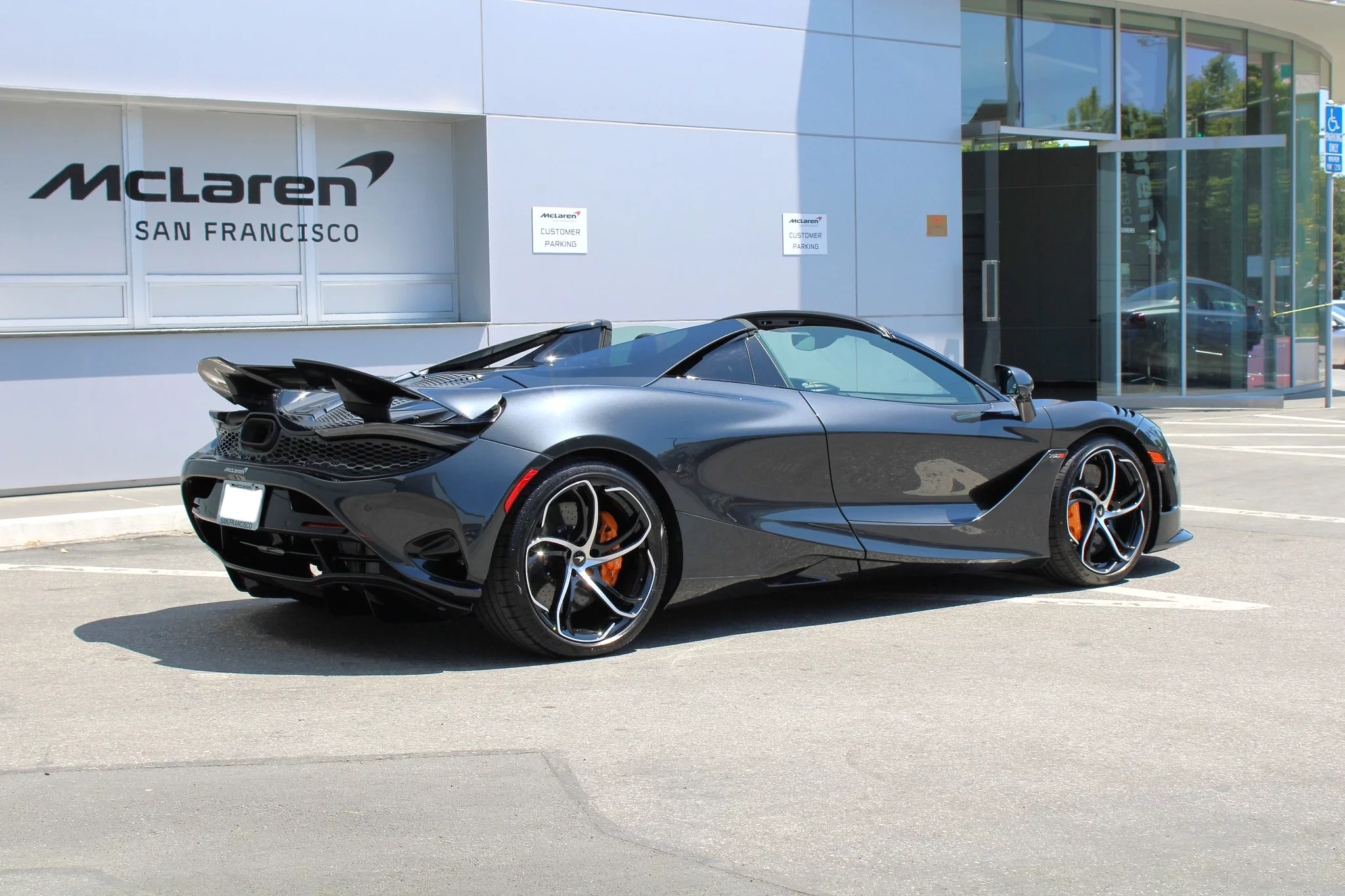 Plateaux Grey McLaren 750S