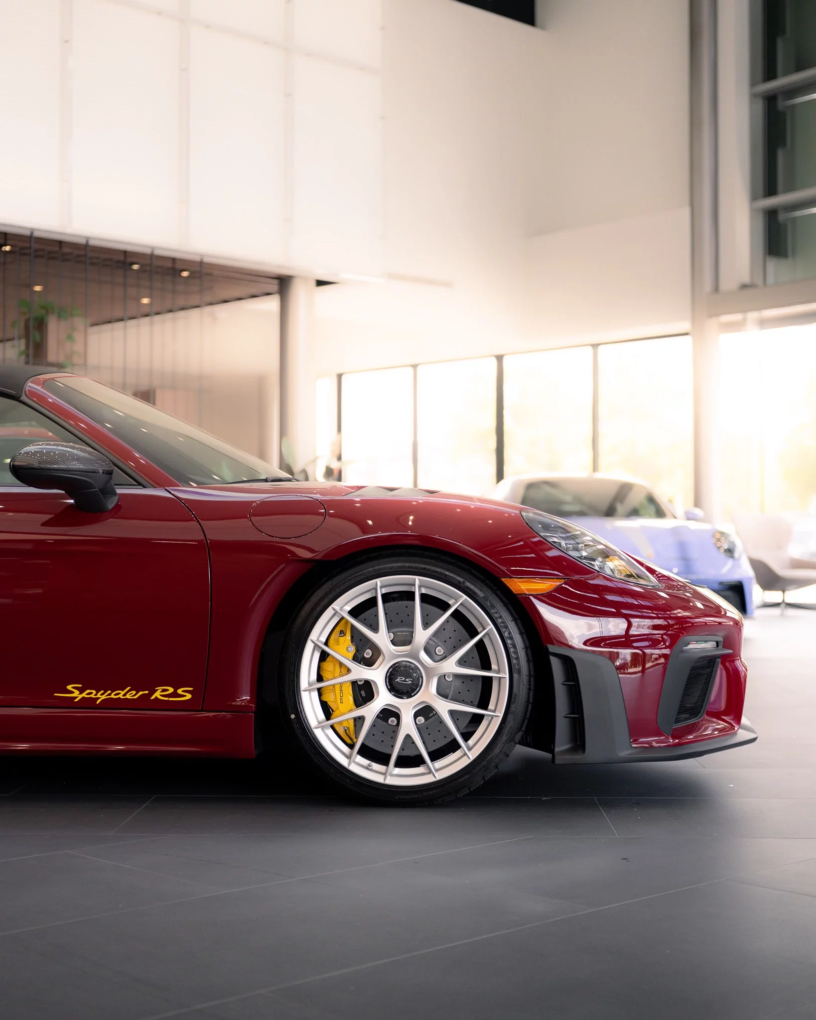 GTS Red Porsche 718 Spyder RS