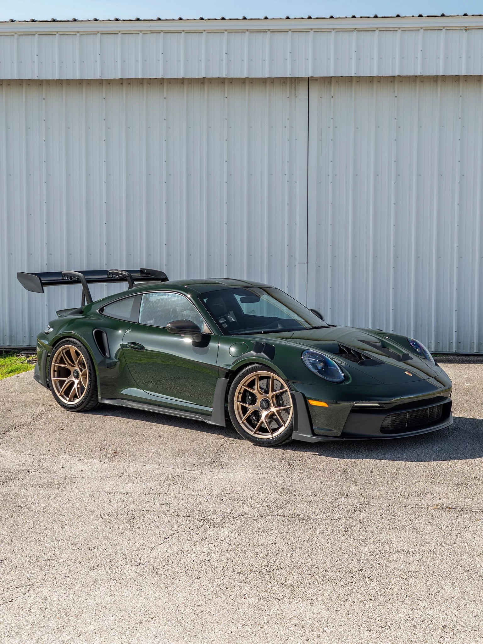 Brewster Green Porsche 911 GT3 RS