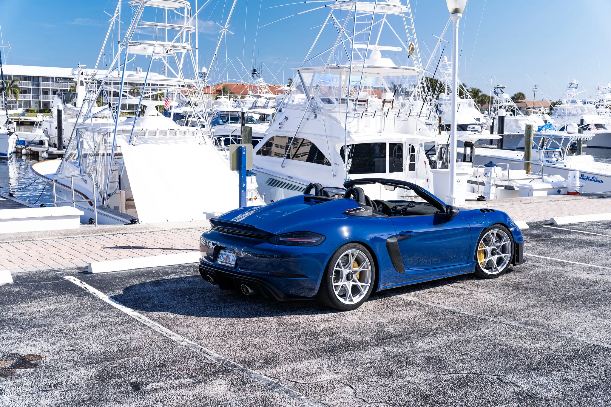 Albert Blue Porsche 718 Spyder RS